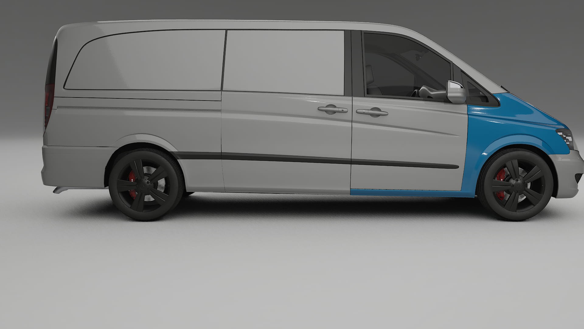 Mercedes Viano Extralong W439 Facelift PPF Fólie | CrystalGuard Transparentní TPU PPF Kompletní Pre-cut Kit