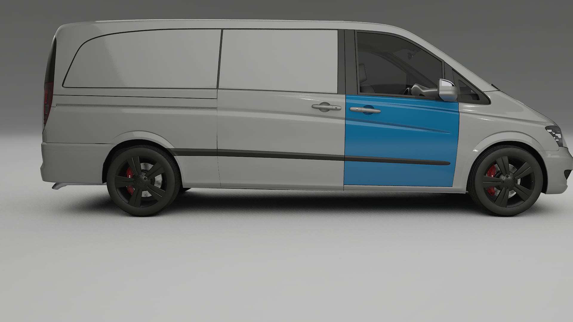 Mercedes Viano Extralong W439 Facelift PPF Fólie | CrystalGuard Transparentní TPU PPF Kompletní Pre-cut Kit