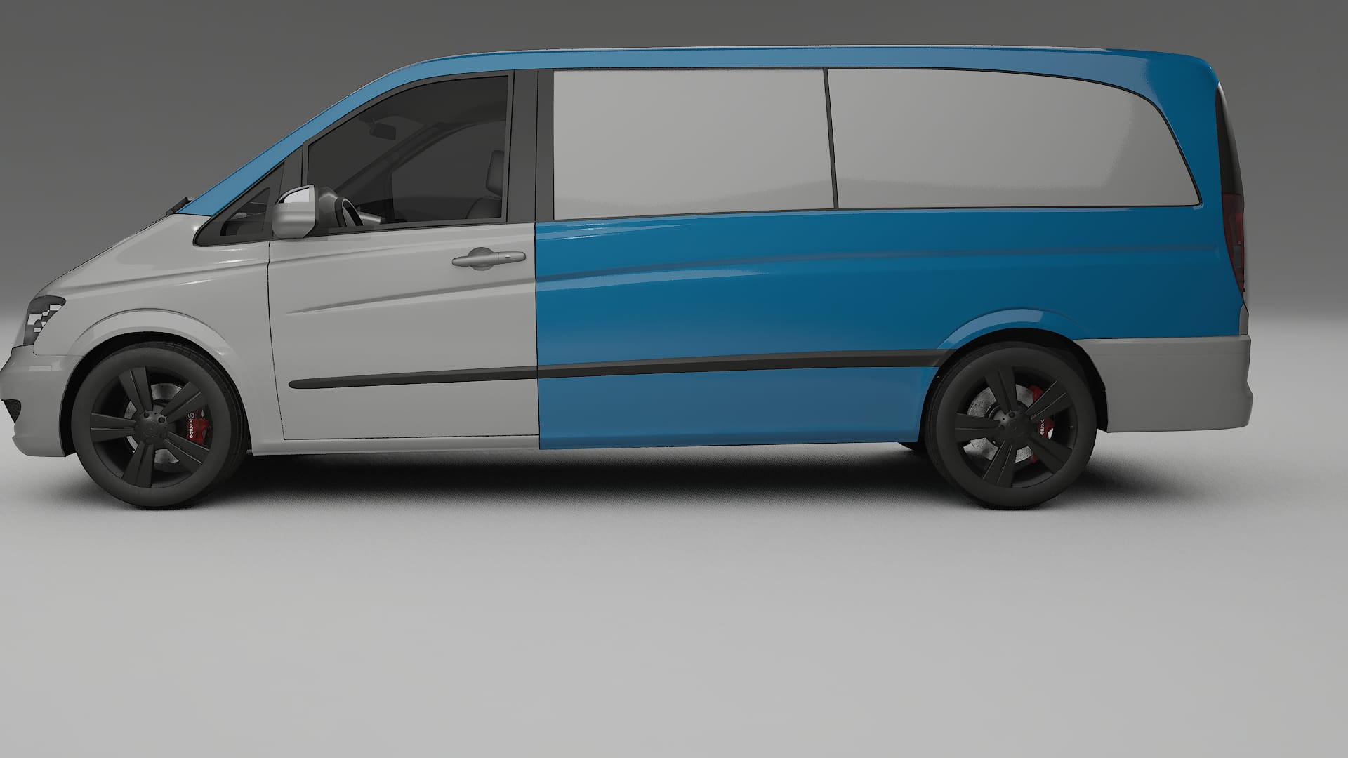 Mercedes Viano Extralong W439 Facelift PPF Fólie | CrystalGuard Transparentní TPU PPF Kompletní Pre-cut Kit