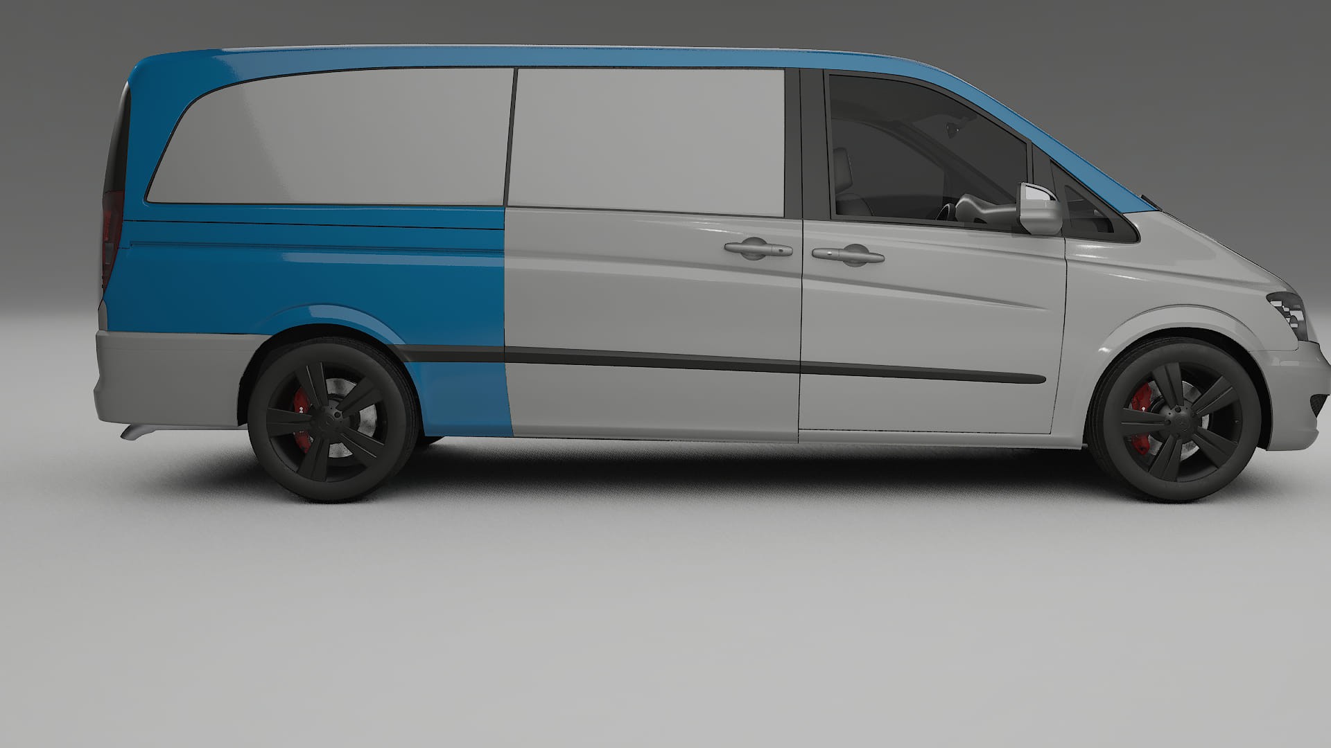 Mercedes Viano Extralong W439 Facelift PPF Fólie | CrystalGuard Transparentní TPU PPF Kompletní Pre-cut Kit