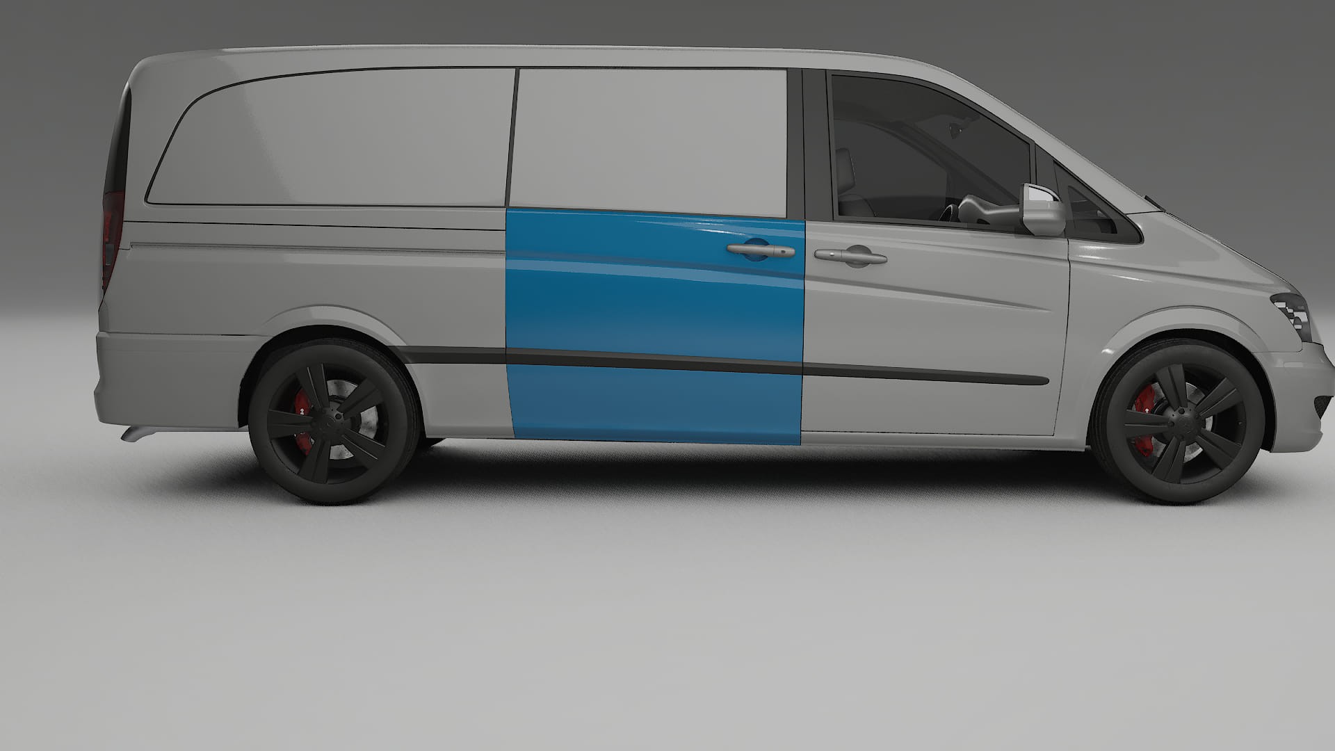 Mercedes Viano Extralong W439 Facelift PPF Fólie | CrystalGuard Transparentní TPU PPF Kompletní Pre-cut Kit