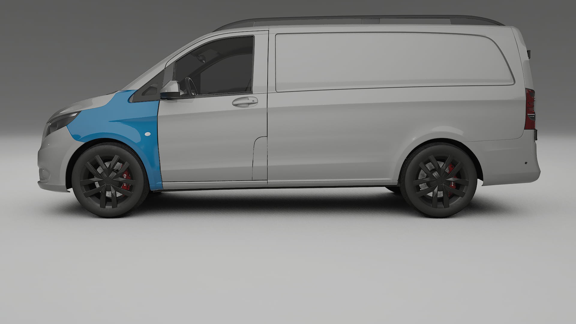 Mercedes Vito Short W447 prefacelift PPF Fólie | CrystalGuard Transparentní TPU PPF Kompletní Pre-cut Kit
