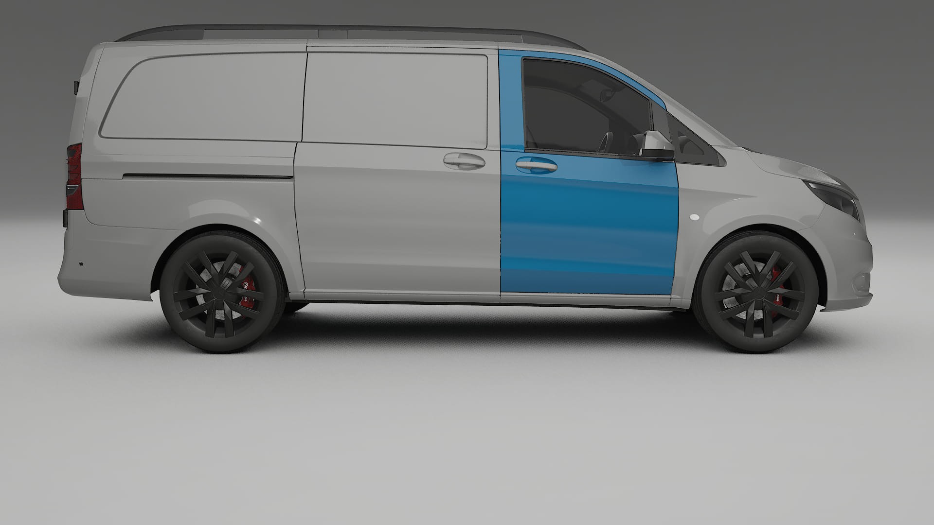 Mercedes Vito Short W447 prefacelift PPF Fólie | CrystalGuard Transparentní TPU PPF Kompletní Pre-cut Kit