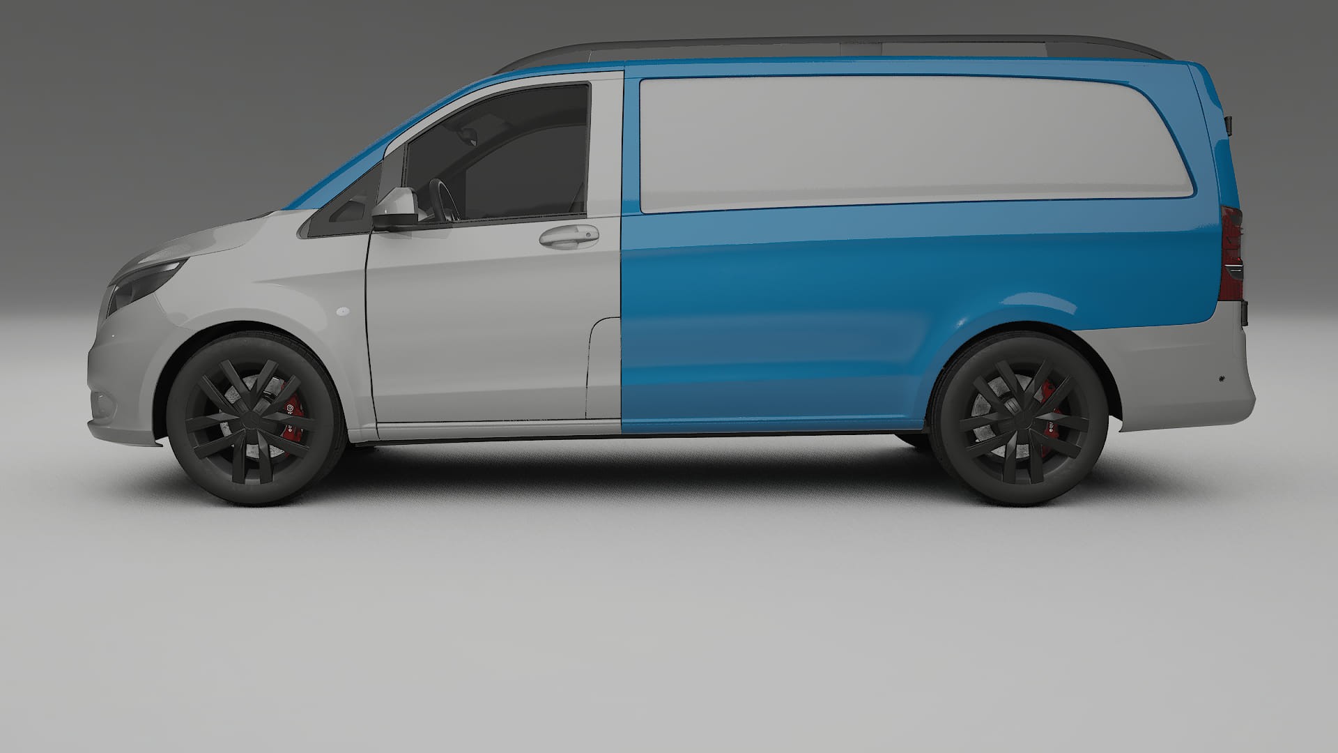 Mercedes Vito Short W447 prefacelift PPF Fólie | CrystalGuard Transparentní TPU PPF Kompletní Pre-cut Kit
