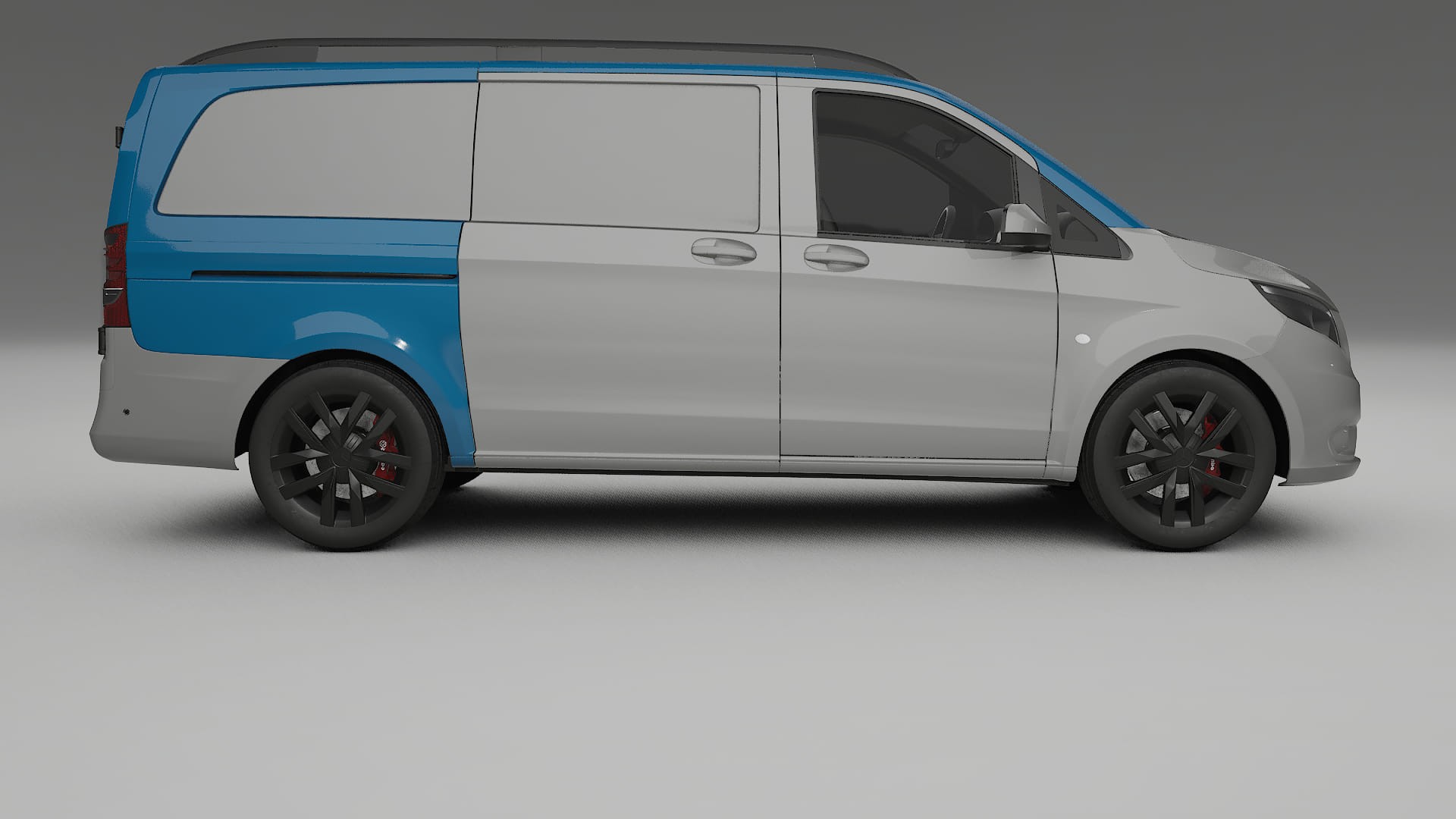 Mercedes Vito Short W447 prefacelift PPF Fólie | CrystalGuard Transparentní TPU PPF Kompletní Pre-cut Kit