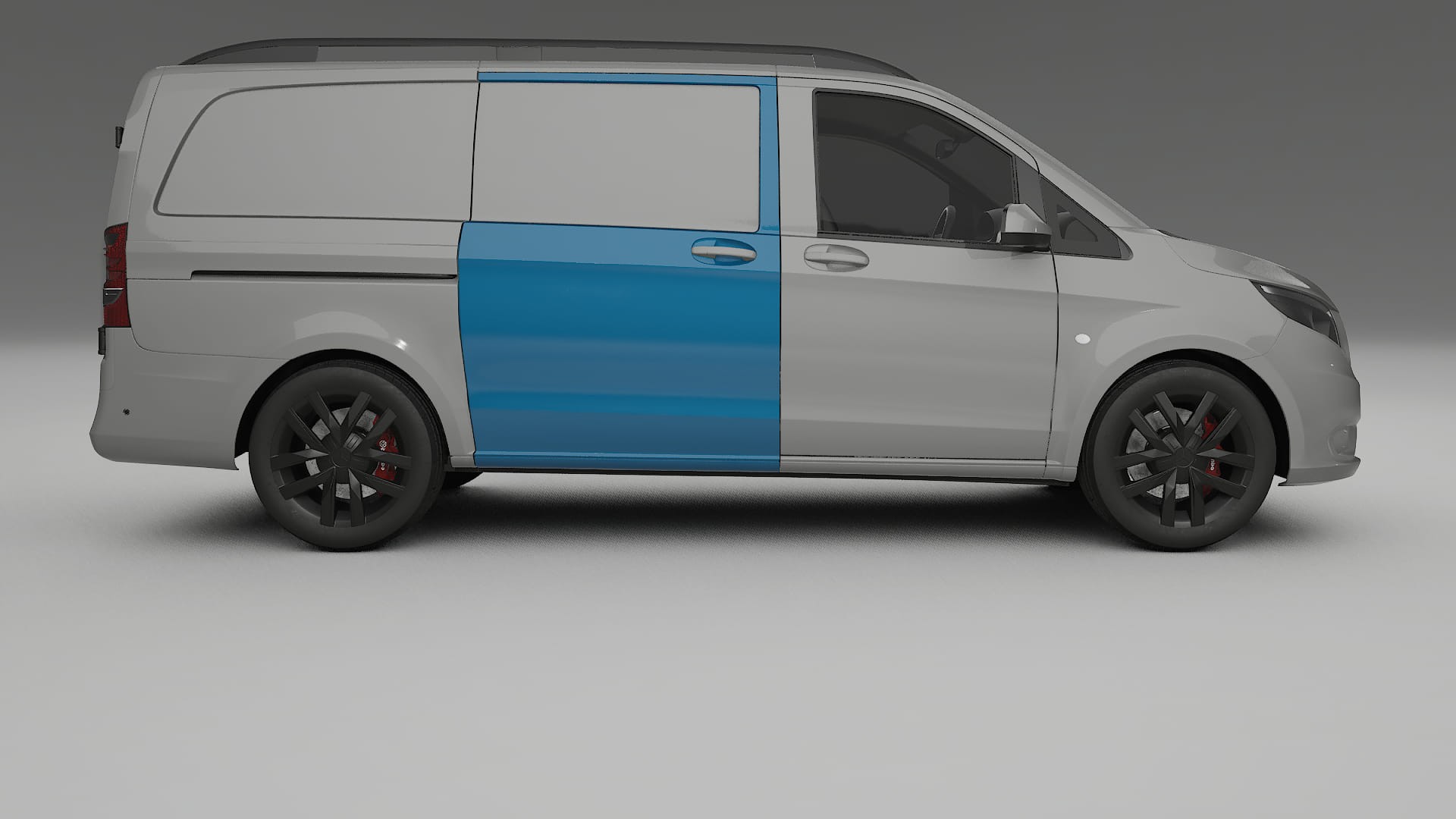 Mercedes Vito Short W447 prefacelift PPF Fólie | CrystalGuard Transparentní TPU PPF Kompletní Pre-cut Kit