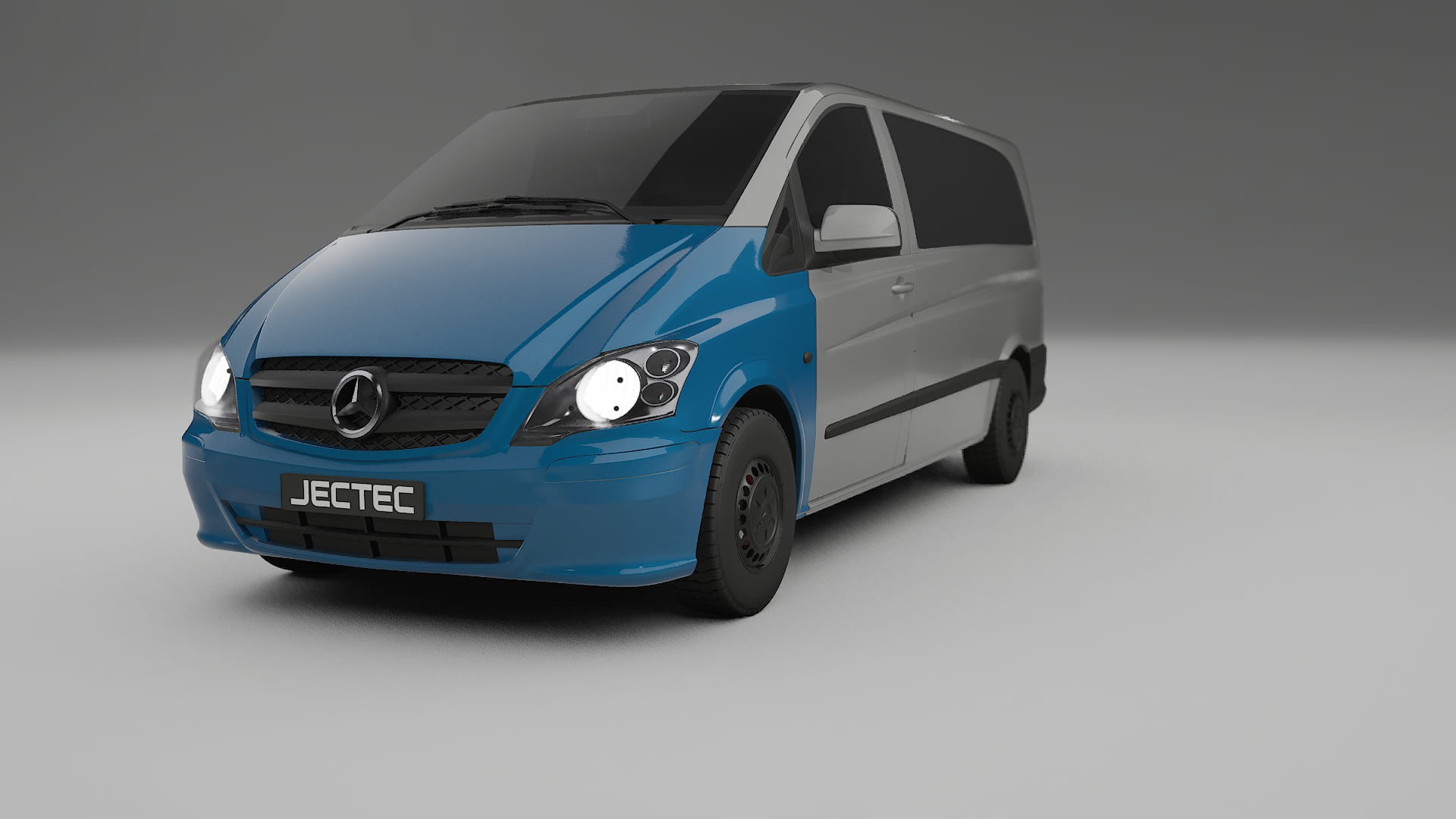 Mercedes Vito Short W639 facelift PPF Fólie | CrystalGuard Transparentní TPU PPF Kompletní Pre-cut Kit