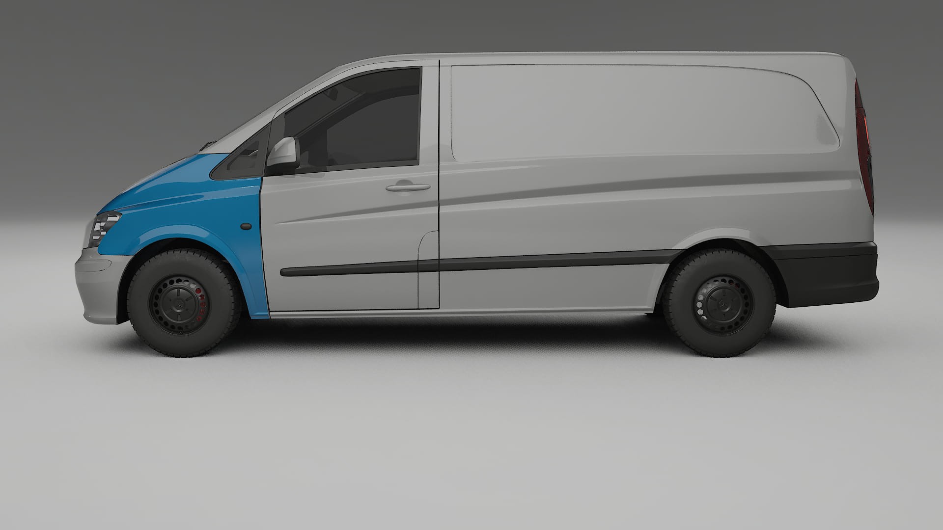 Mercedes Vito Short W639 facelift PPF Fólie | CrystalGuard Transparentní TPU PPF Kompletní Pre-cut Kit