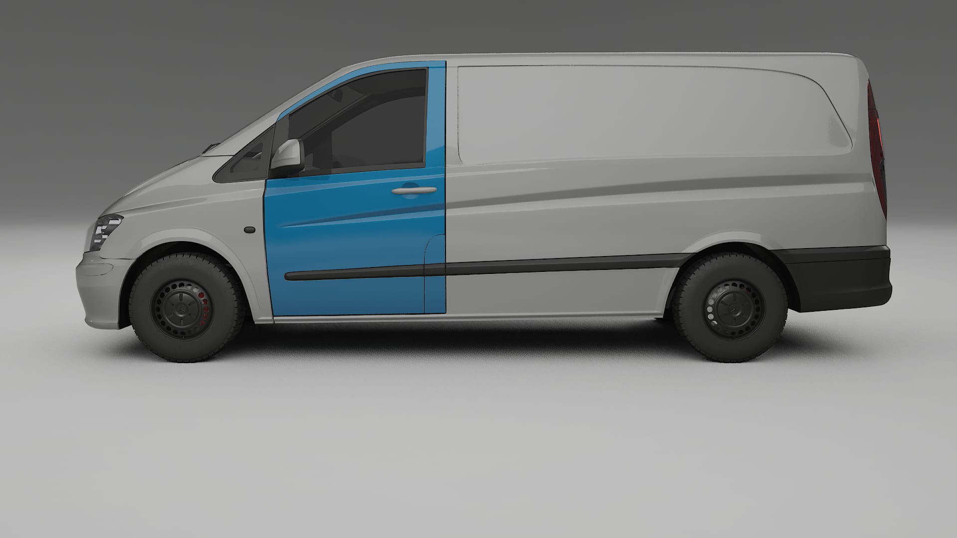 Mercedes Vito Short W639 facelift PPF Fólie | CrystalGuard Transparentní TPU PPF Kompletní Pre-cut Kit