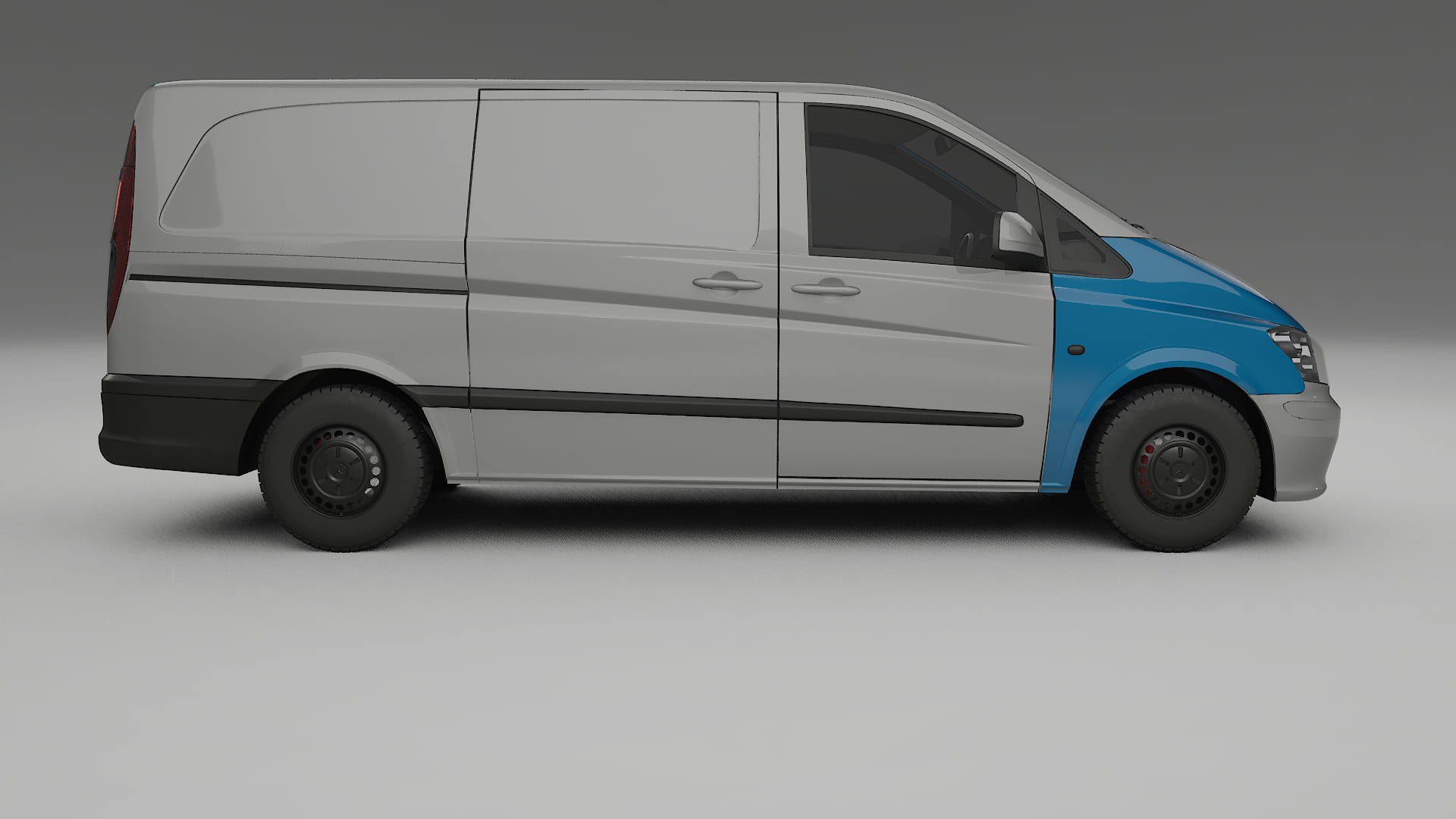 Mercedes Vito Short W639 facelift PPF Fólie | CrystalGuard Transparentní TPU PPF Kompletní Pre-cut Kit