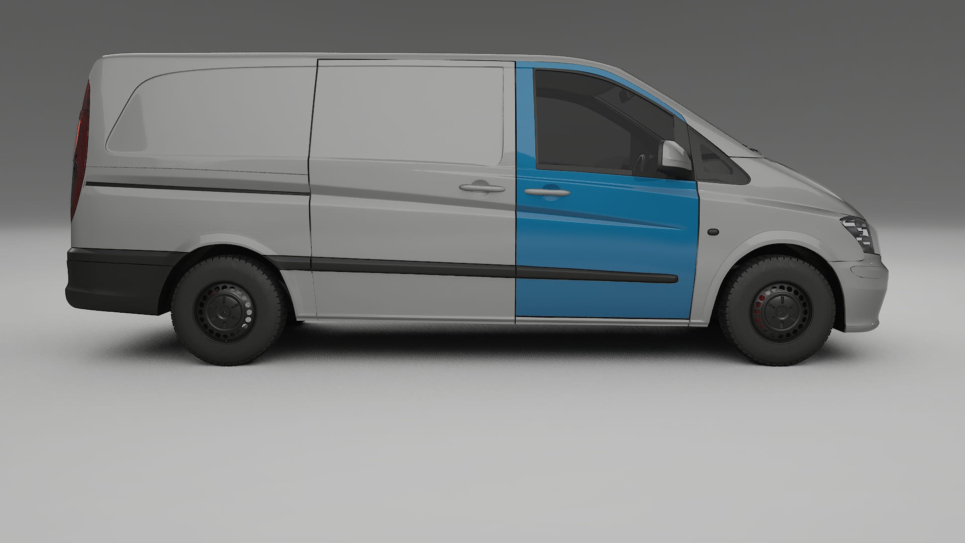 Mercedes Vito Short W639 facelift PPF Fólie | CrystalGuard Transparentní TPU PPF Kompletní Pre-cut Kit