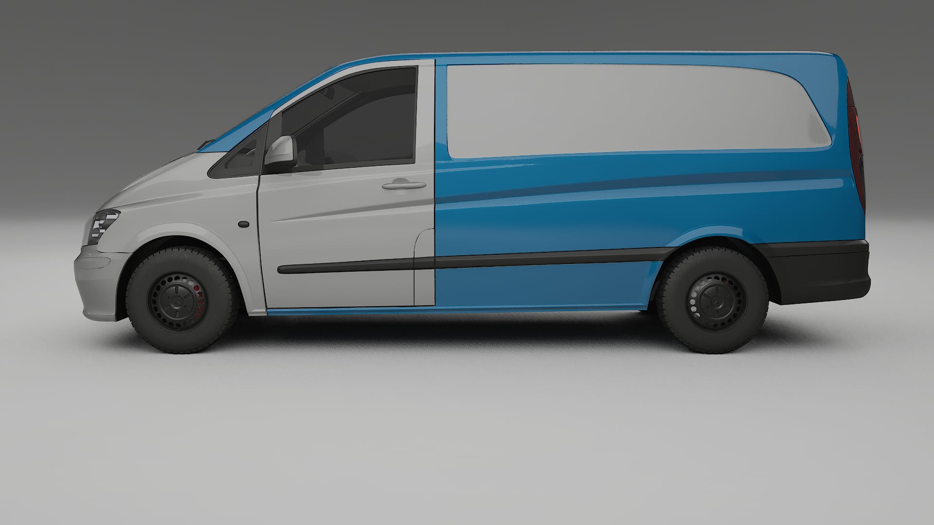 Mercedes Vito Short W639 facelift PPF Fólie | CrystalGuard Transparentní TPU PPF Kompletní Pre-cut Kit