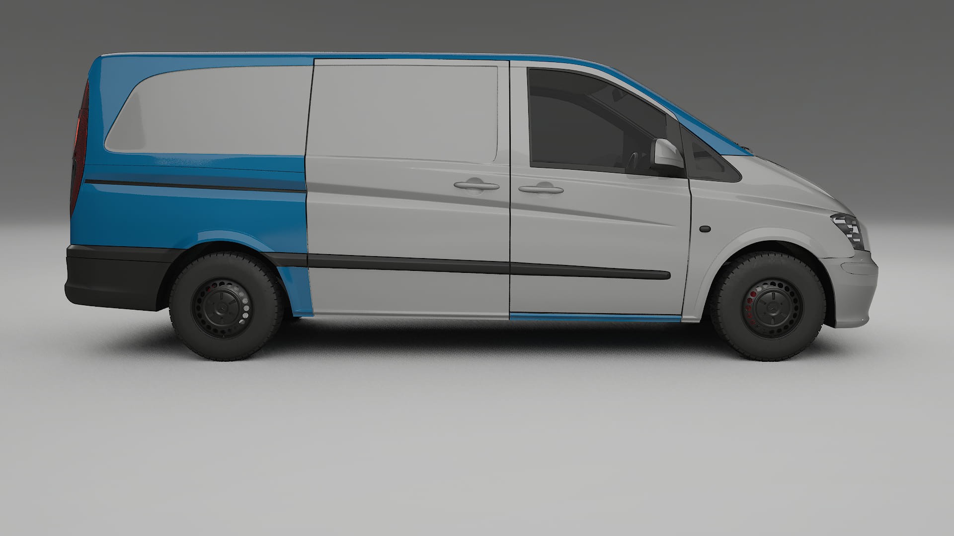 Mercedes Vito Short W639 facelift PPF Fólie | CrystalGuard Transparentní TPU PPF Kompletní Pre-cut Kit