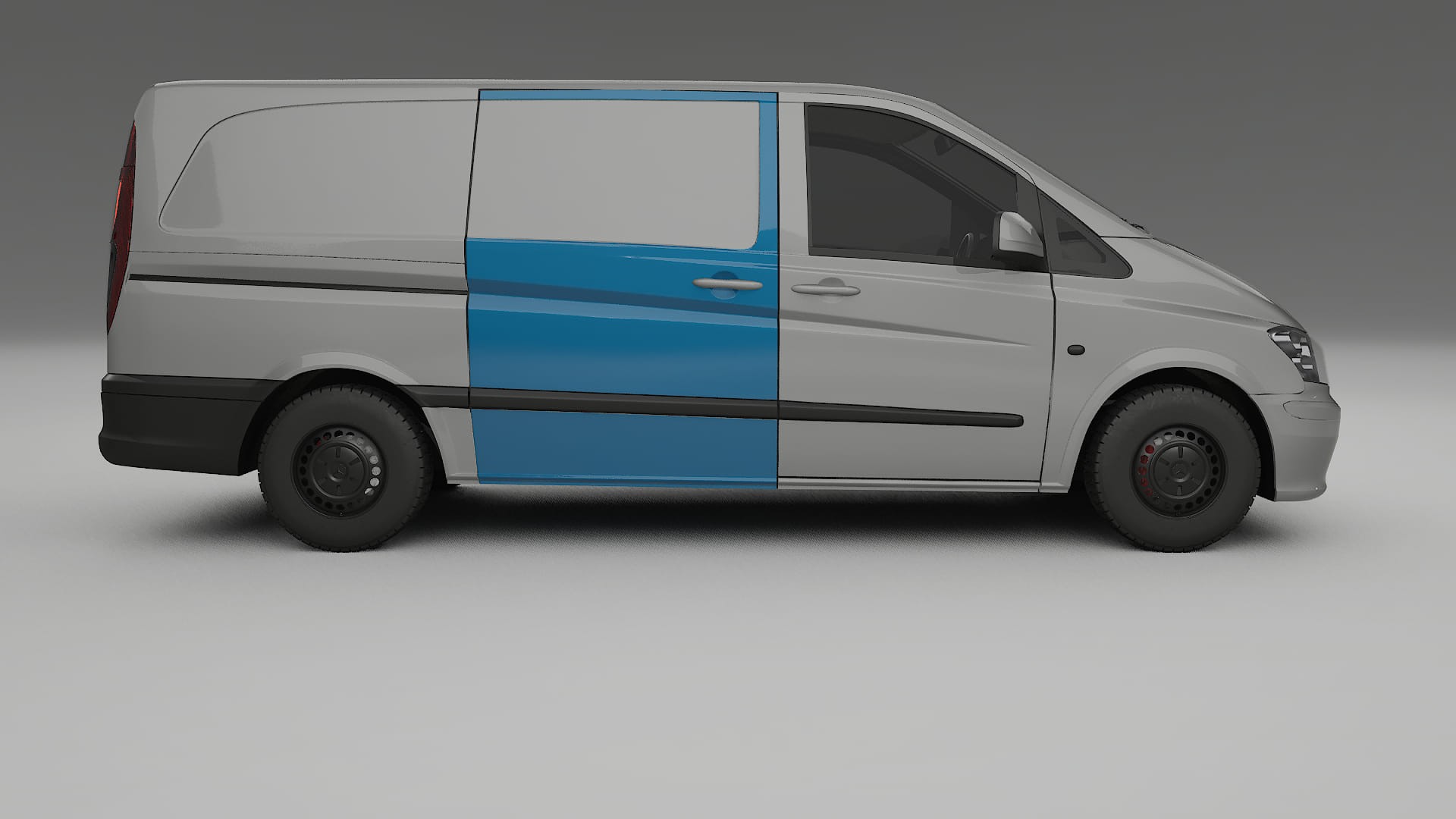 Mercedes Vito Short W639 facelift PPF Fólie | CrystalGuard Transparentní TPU PPF Kompletní Pre-cut Kit