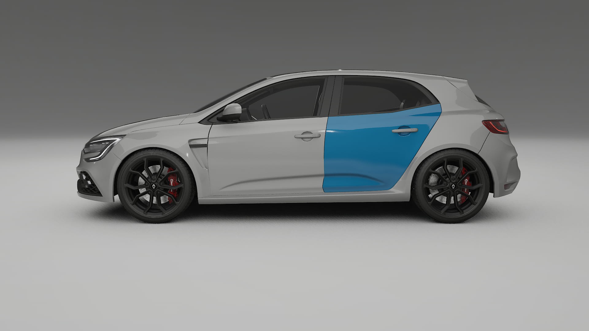Renault Megane RS IV PPF Fólie | CrystalGuard Transparentní TPU PPF Kompletní Pre-cut Kit