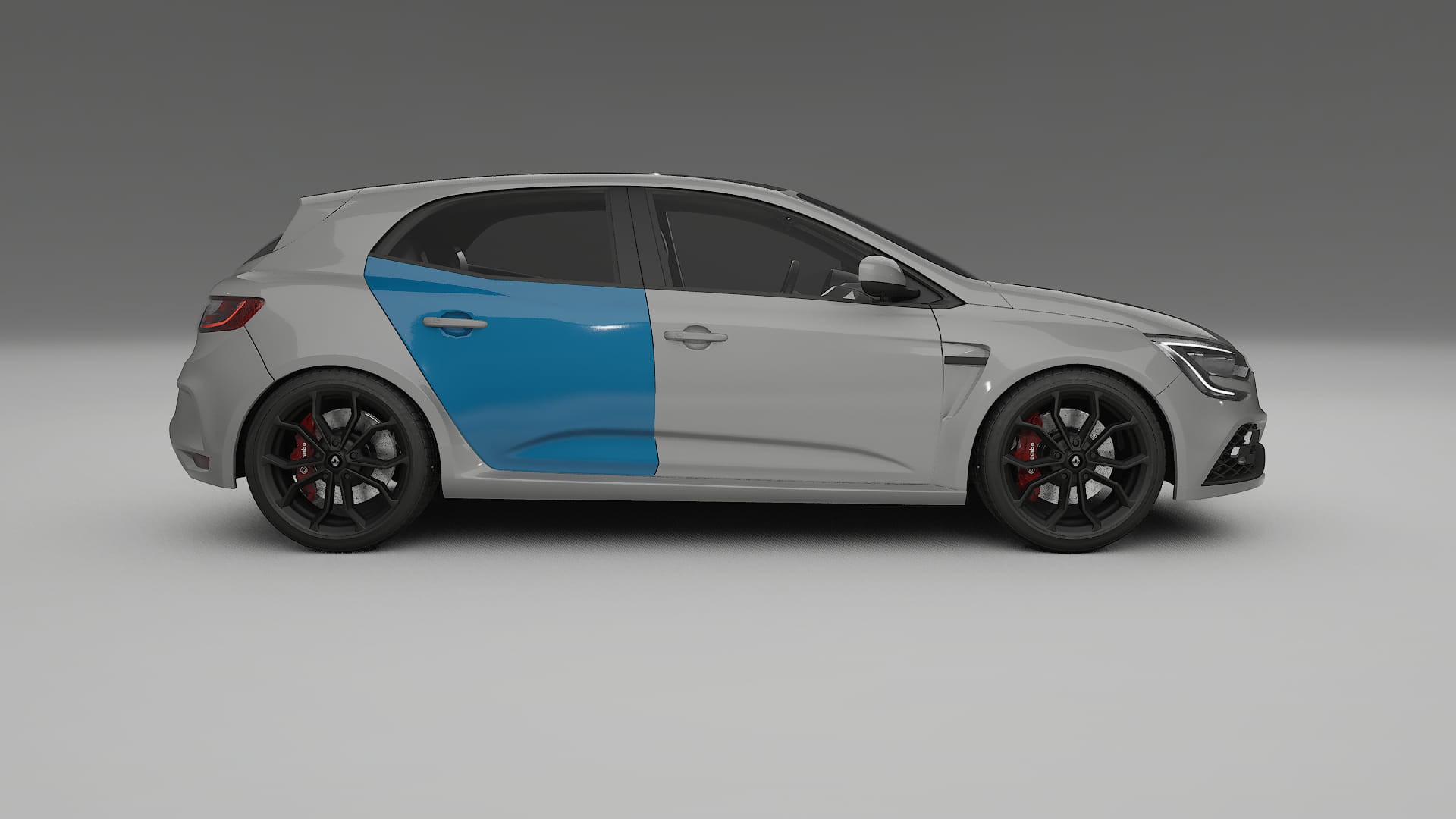 Renault Megane RS IV PPF Fólie | CrystalGuard Transparentní TPU PPF Kompletní Pre-cut Kit