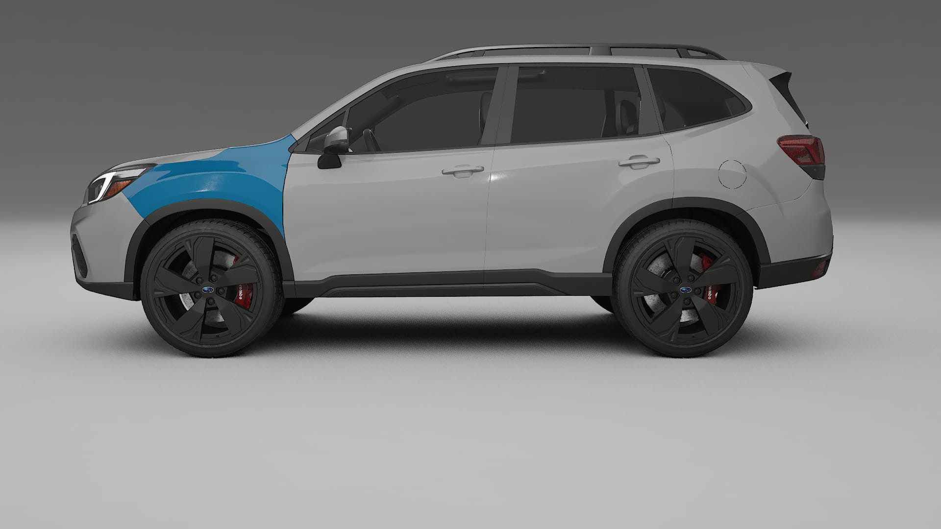 Subaru Forester V SK prefacelift PPF Fólie | CrystalGuard Transparentní TPU PPF Kompletní Pre-cut Kit