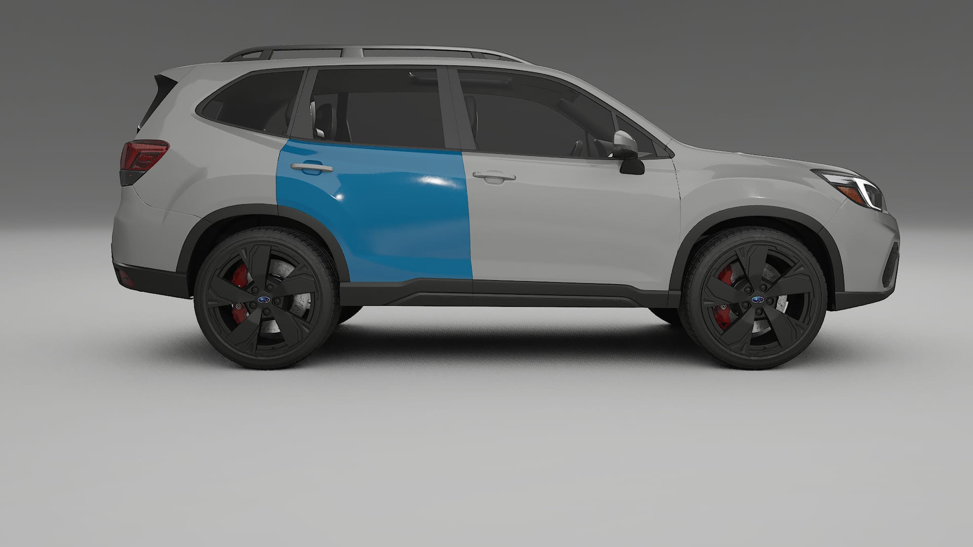 Subaru Forester V SK prefacelift PPF Fólie | CrystalGuard Transparentní TPU PPF Kompletní Pre-cut Kit