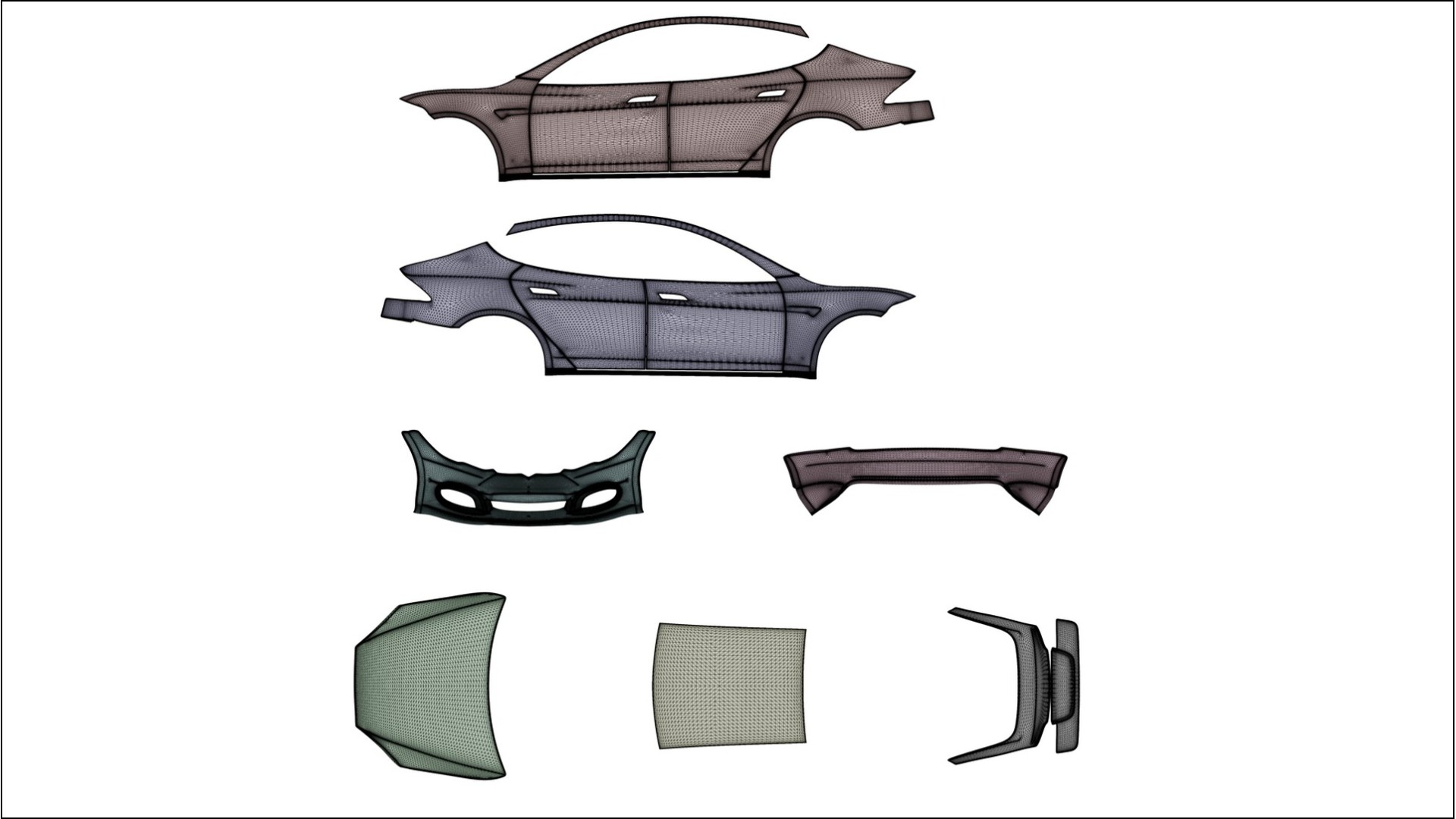 Tesla Model-S Refresh PPF Fólie | CrystalGuard Transparentní TPU PPF Kompletní Pre-cut Kit