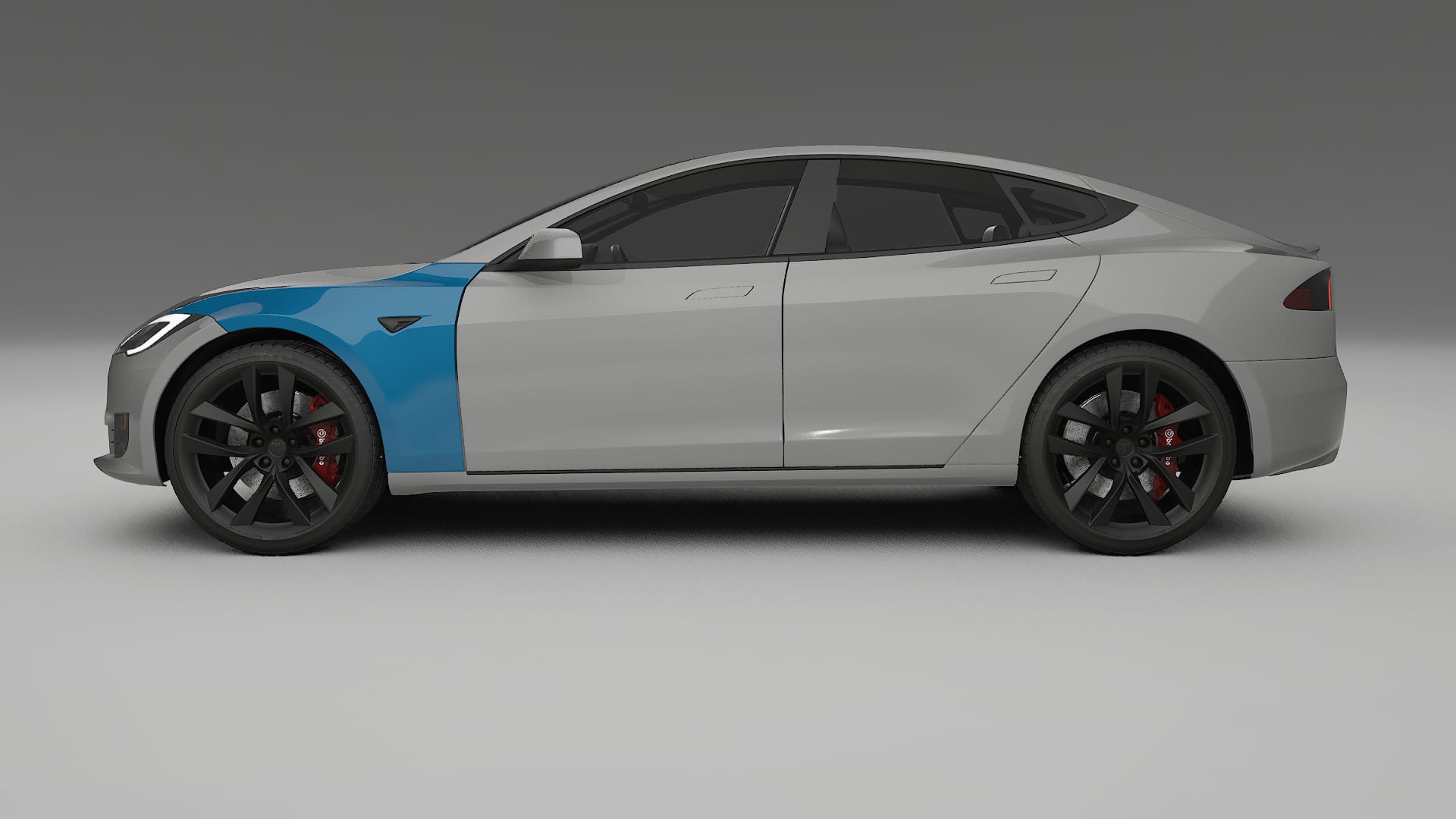 Tesla Model-S Refresh PPF Fólie | CrystalGuard Transparentní TPU PPF Kompletní Pre-cut Kit