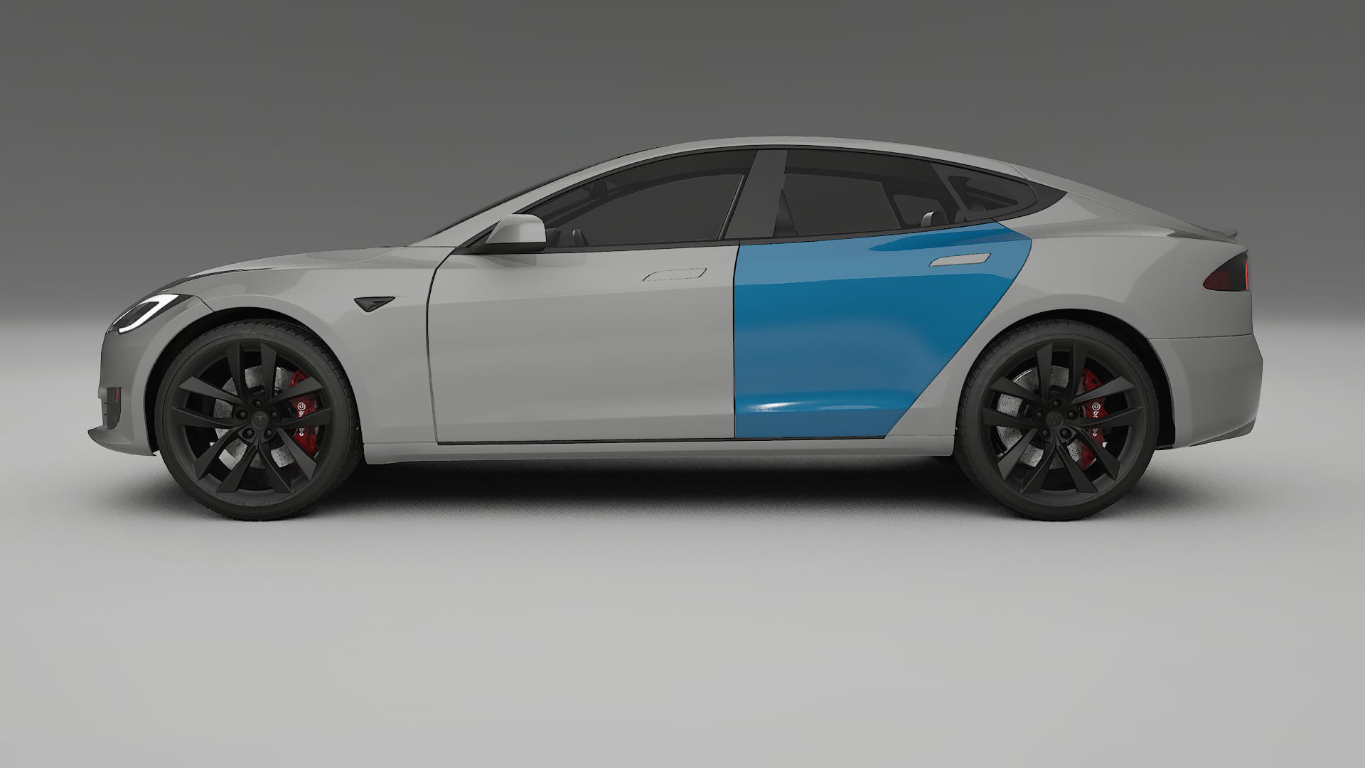 Tesla Model-S Refresh PPF Fólie | CrystalGuard Transparentní TPU PPF Kompletní Pre-cut Kit