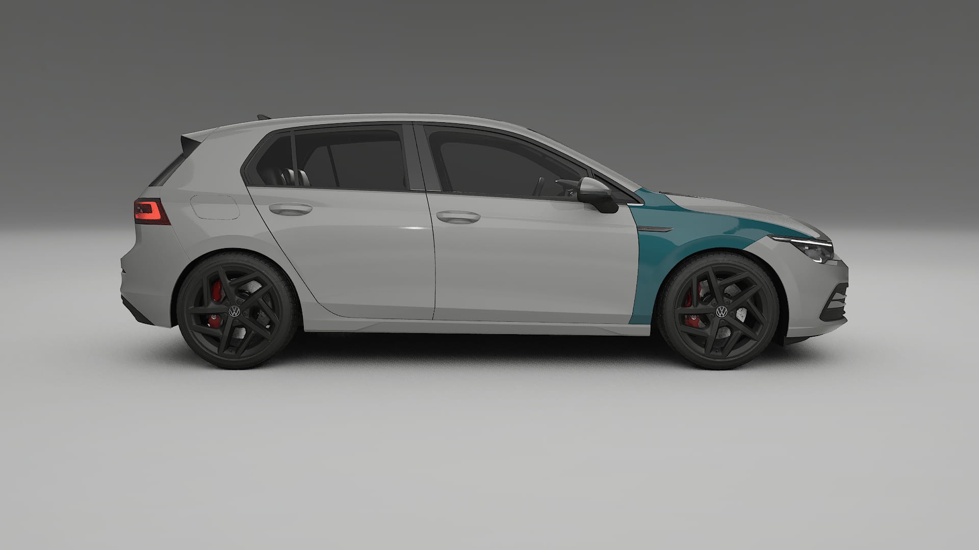 VW Golf Mk8 PPF Fólie | CrystalGuard Transparentní TPU PPF Kompletní Pre-cut Kit