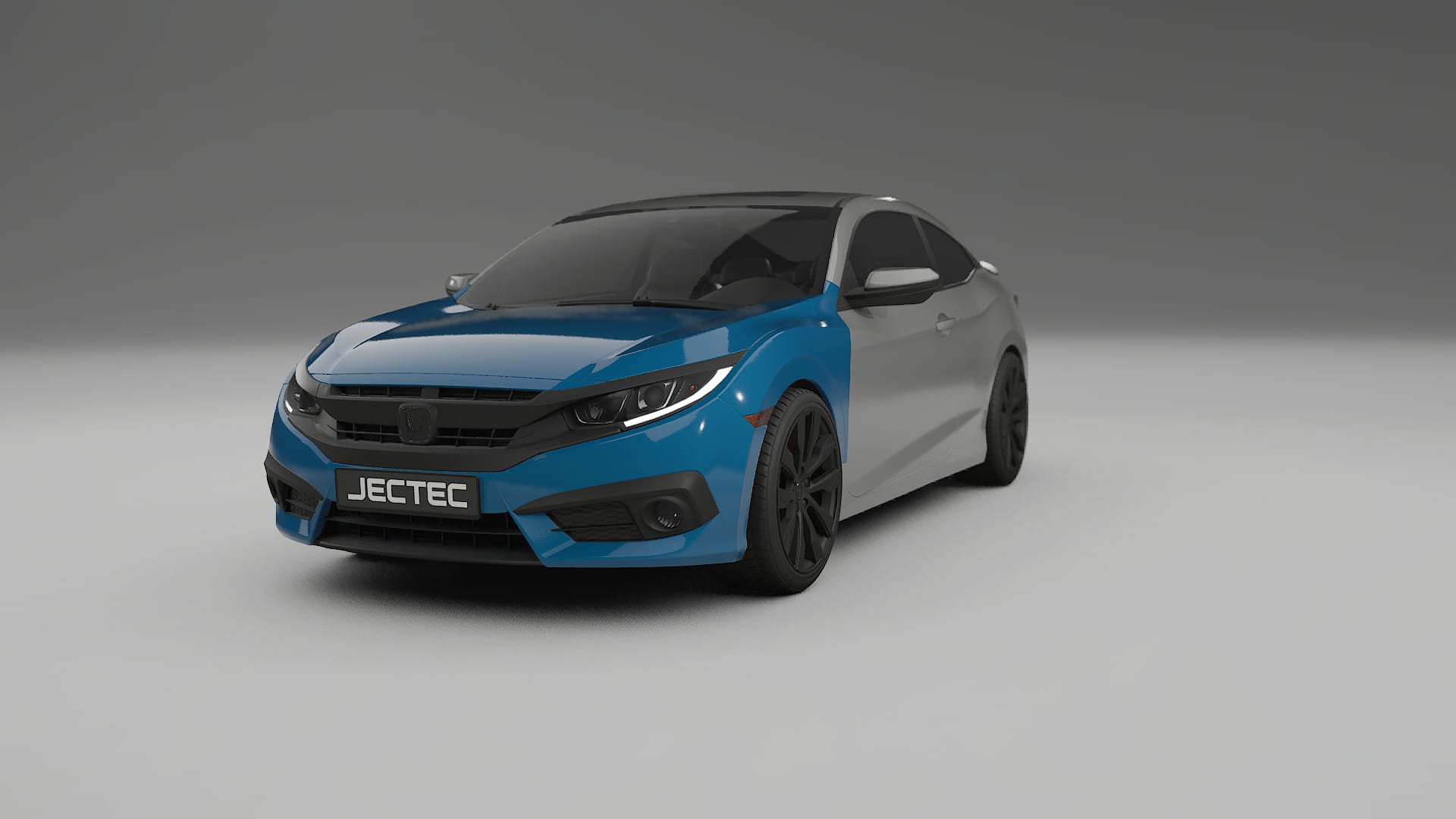 Honda Civic coupe prefacelift PPF Fólie | CrystalGuard Transparentní TPU PPF Kompletní Pre-cut Kit