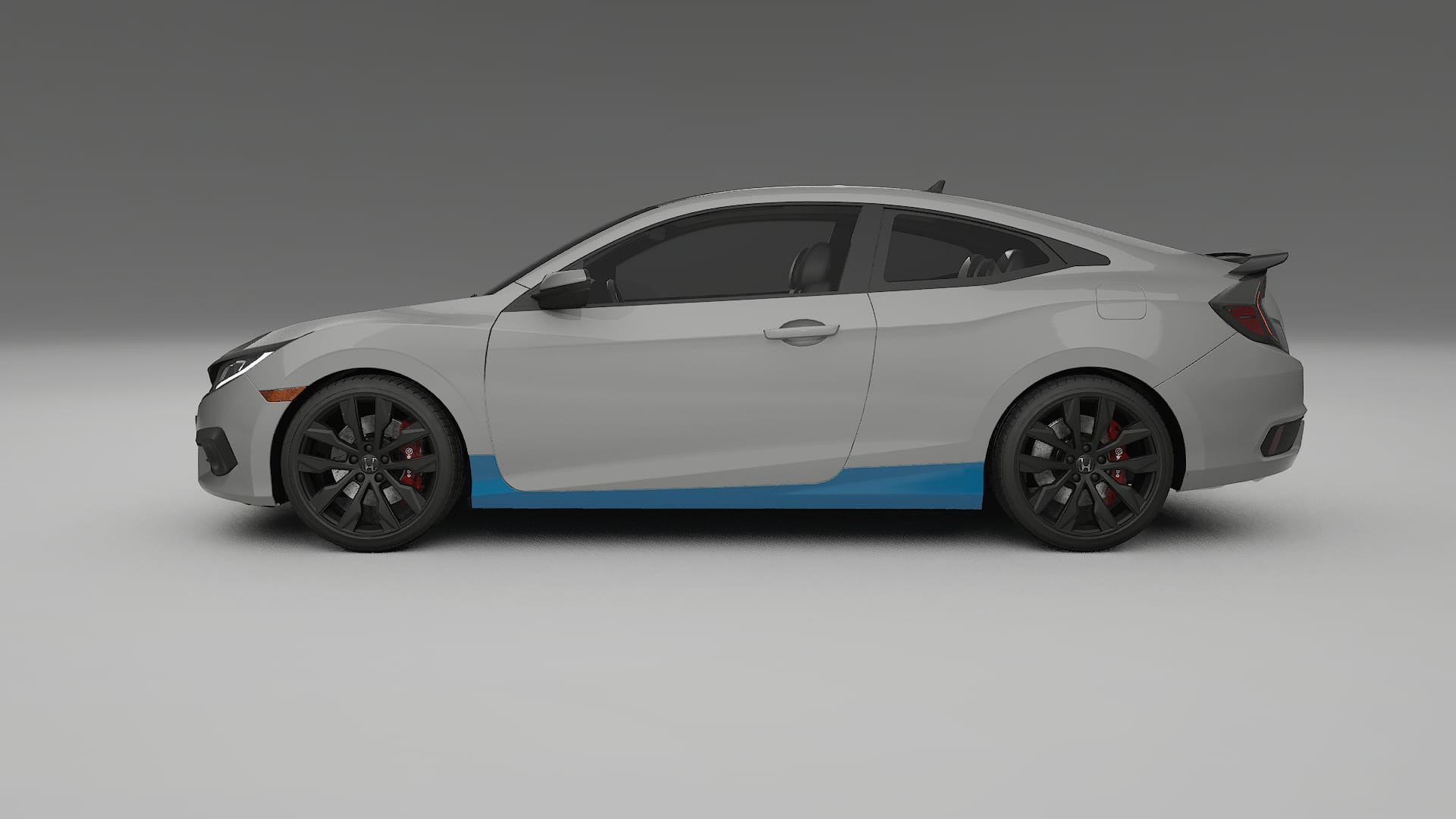 Honda Civic coupe prefacelift PPF Fólie | CrystalGuard Transparentní TPU PPF Kompletní Pre-cut Kit
