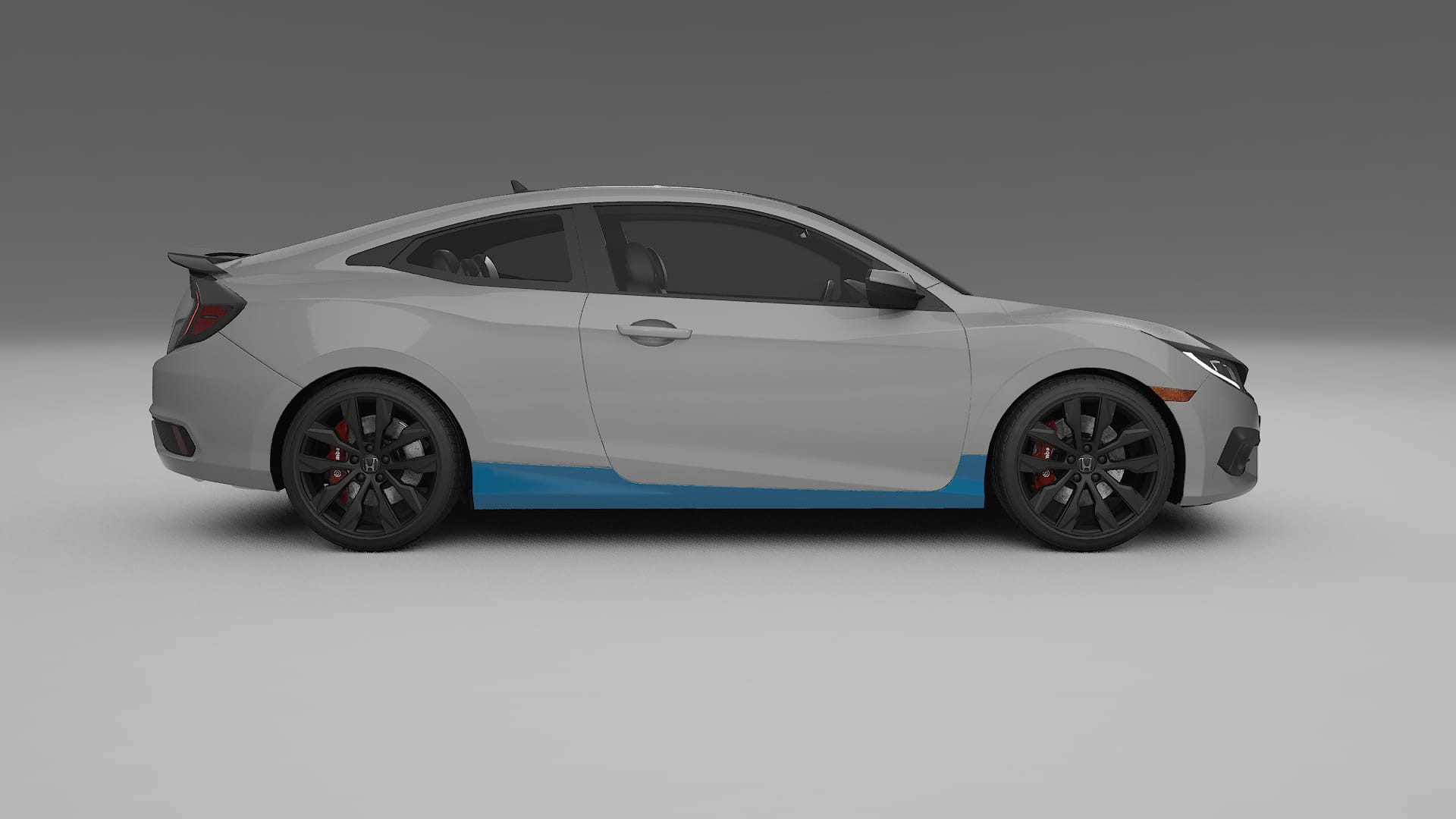 Honda Civic coupe prefacelift PPF Fólie | CrystalGuard Transparentní TPU PPF Kompletní Pre-cut Kit