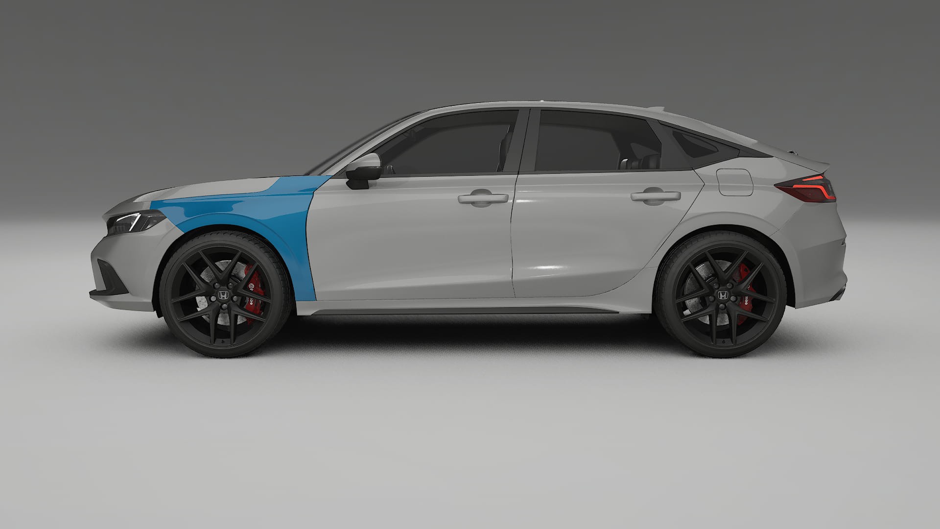 Honda Civic hatchback PPF Fólie | CrystalGuard Transparentní TPU PPF Kompletní Pre-cut Kit