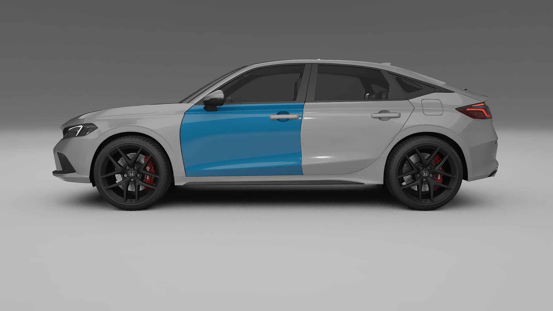 Honda Civic hatchback PPF Fólie | CrystalGuard Transparentní TPU PPF Kompletní Pre-cut Kit