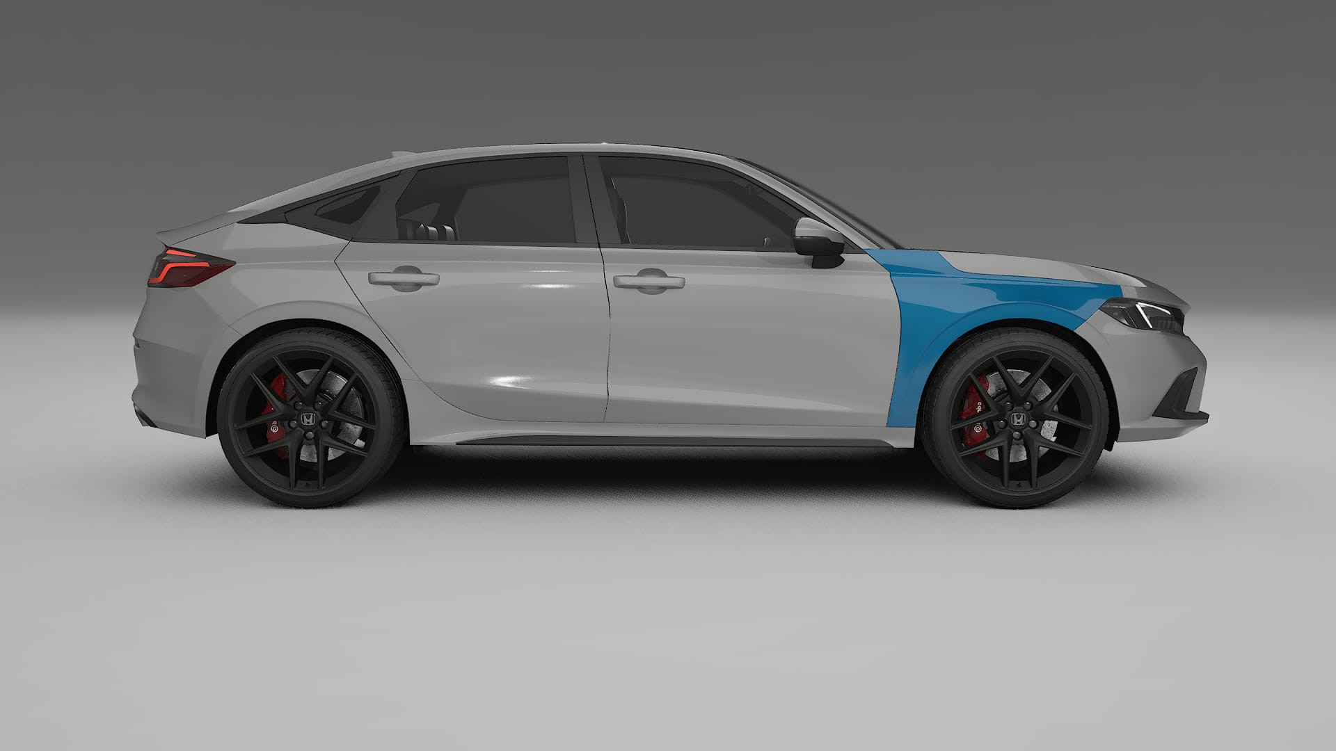 Honda Civic hatchback PPF Fólie | CrystalGuard Transparentní TPU PPF Kompletní Pre-cut Kit
