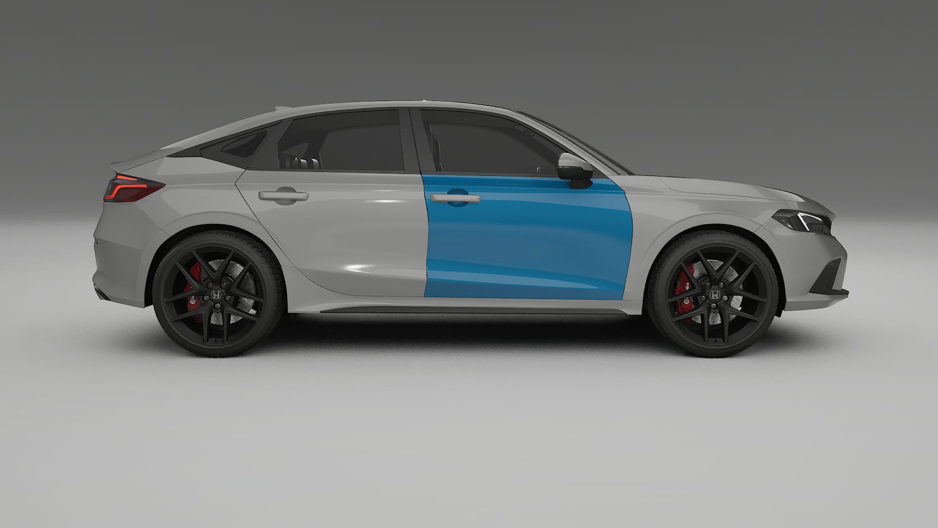 Honda Civic hatchback PPF Fólie | CrystalGuard Transparentní TPU PPF Kompletní Pre-cut Kit