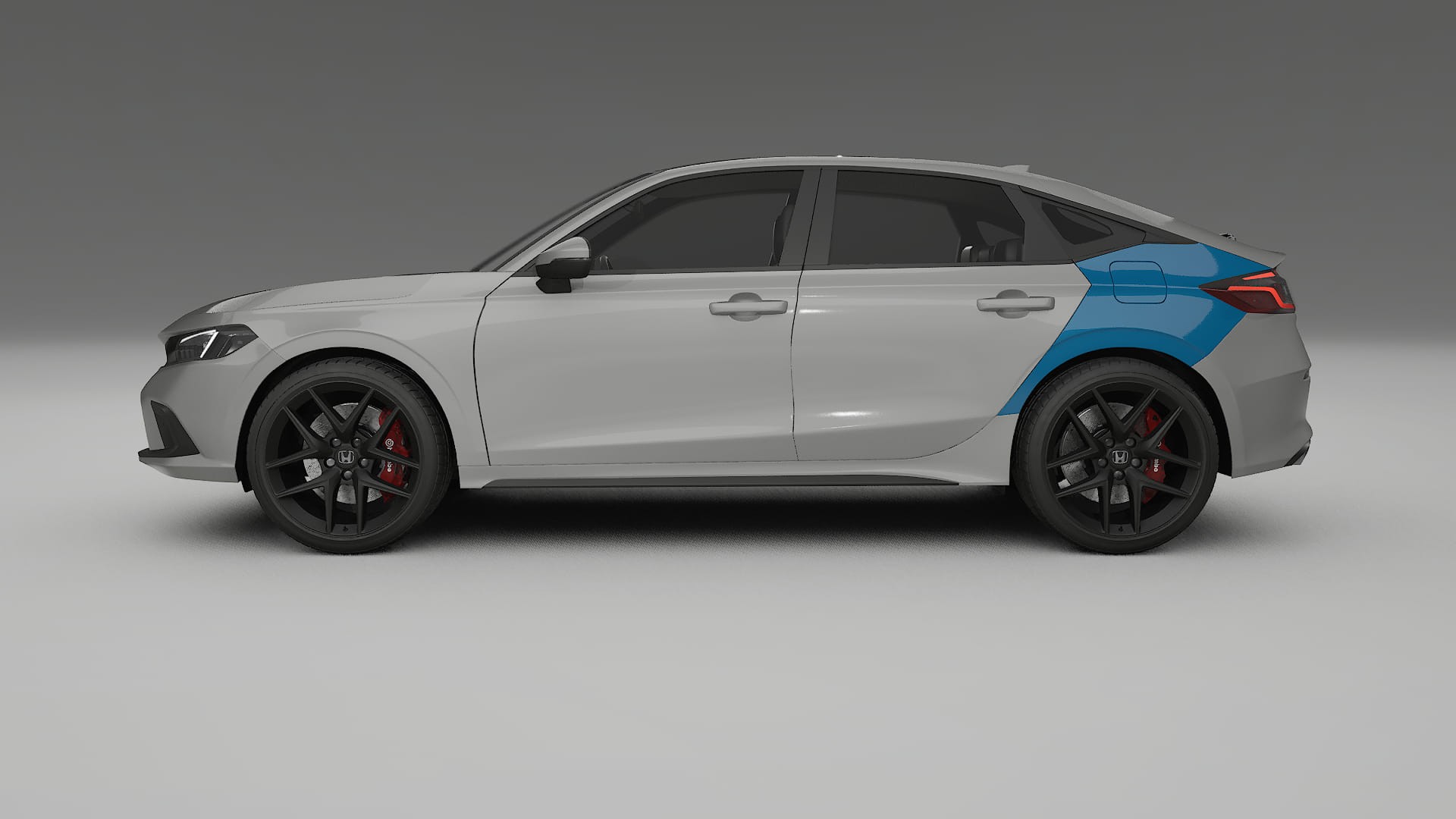 Honda Civic hatchback PPF Fólie | CrystalGuard Transparentní TPU PPF Kompletní Pre-cut Kit
