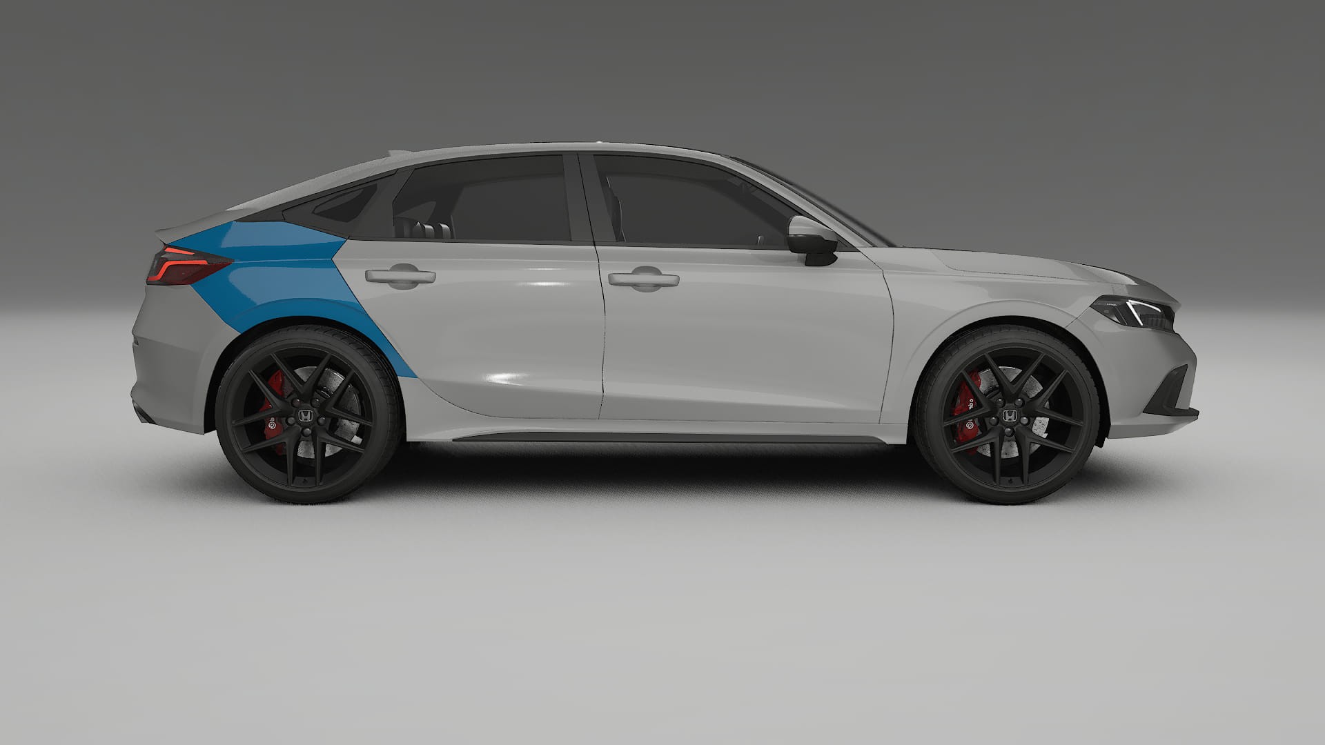 Honda Civic hatchback PPF Fólie | CrystalGuard Transparentní TPU PPF Kompletní Pre-cut Kit