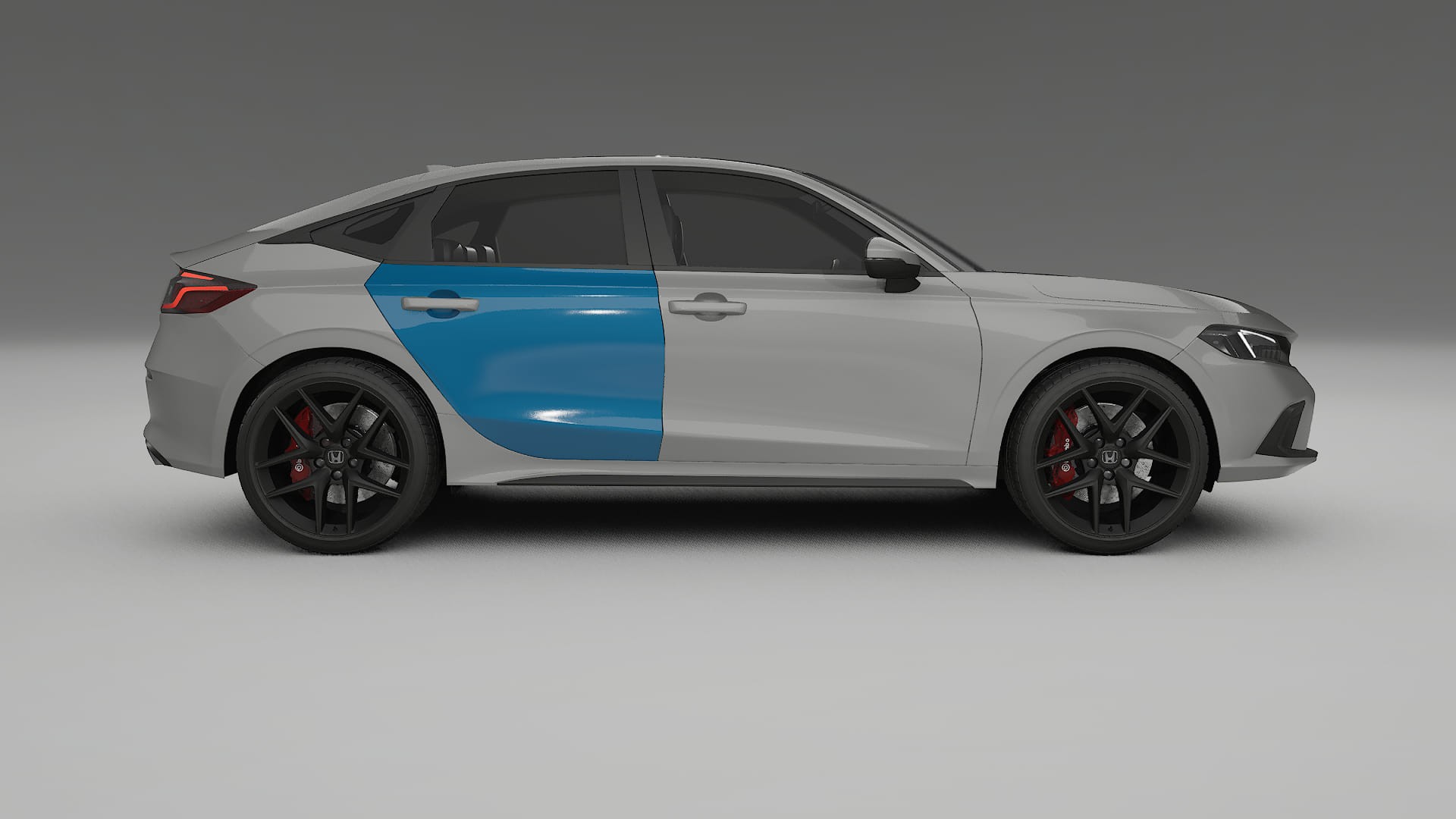 Honda Civic hatchback PPF Fólie | CrystalGuard Transparentní TPU PPF Kompletní Pre-cut Kit