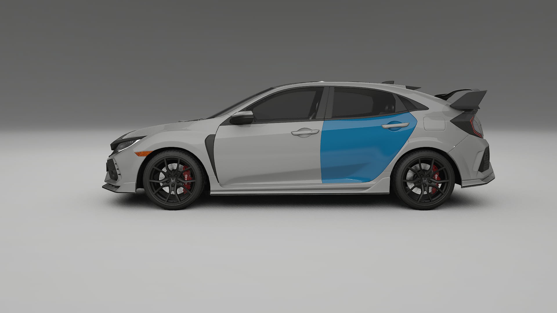 Honda Civic Type-R PPF Fólie | CrystalGuard Transparentní TPU PPF Kompletní Pre-cut Kit