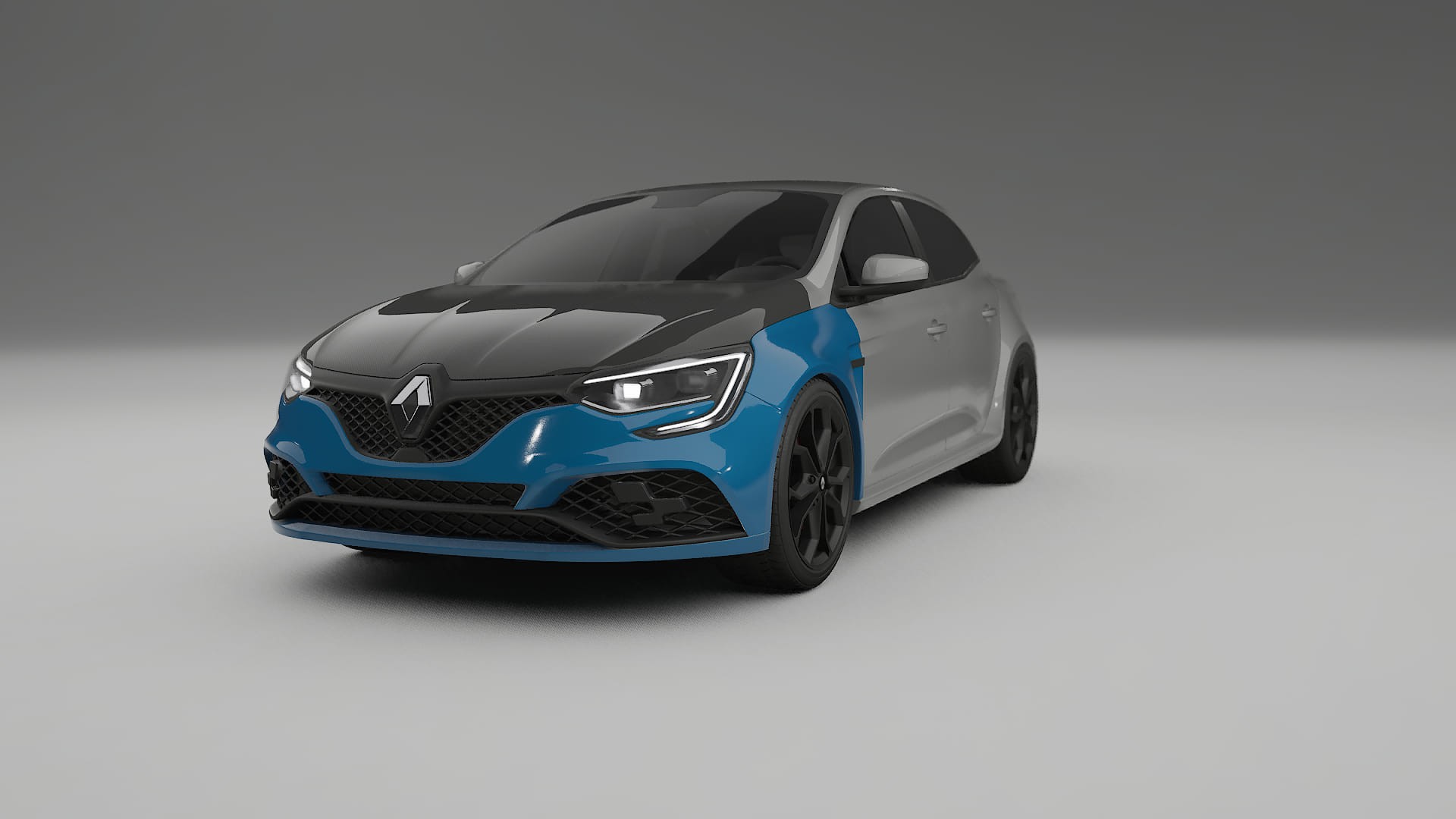 Renault Megane RS IV PPF Fólie na auto | CrystalGuard Přední kit s karbonovou kapotou