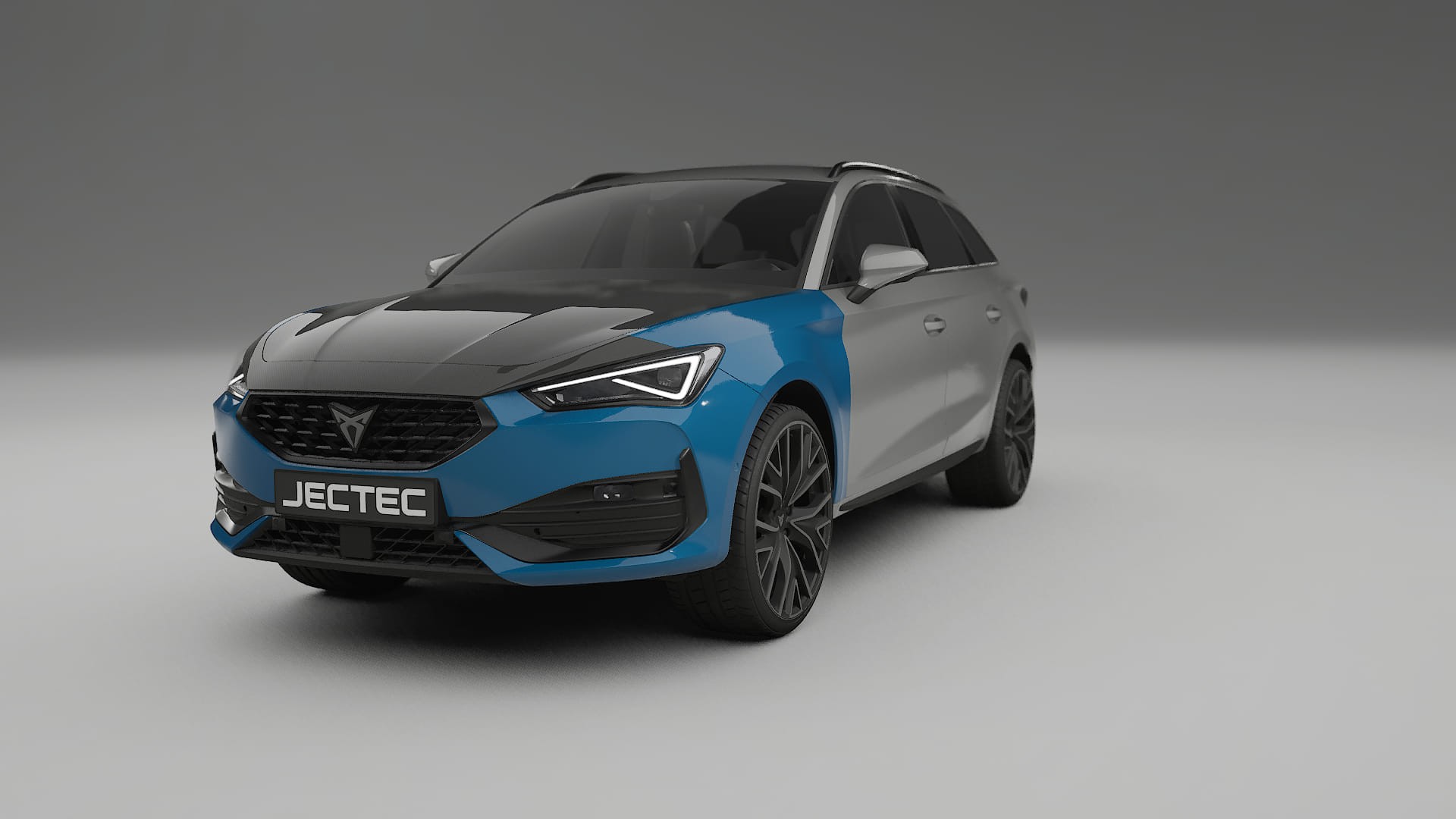 Seat Leon Cupra KL PPF Fólie na auto | CrystalGuard Přední kit s karbonovou kapotou