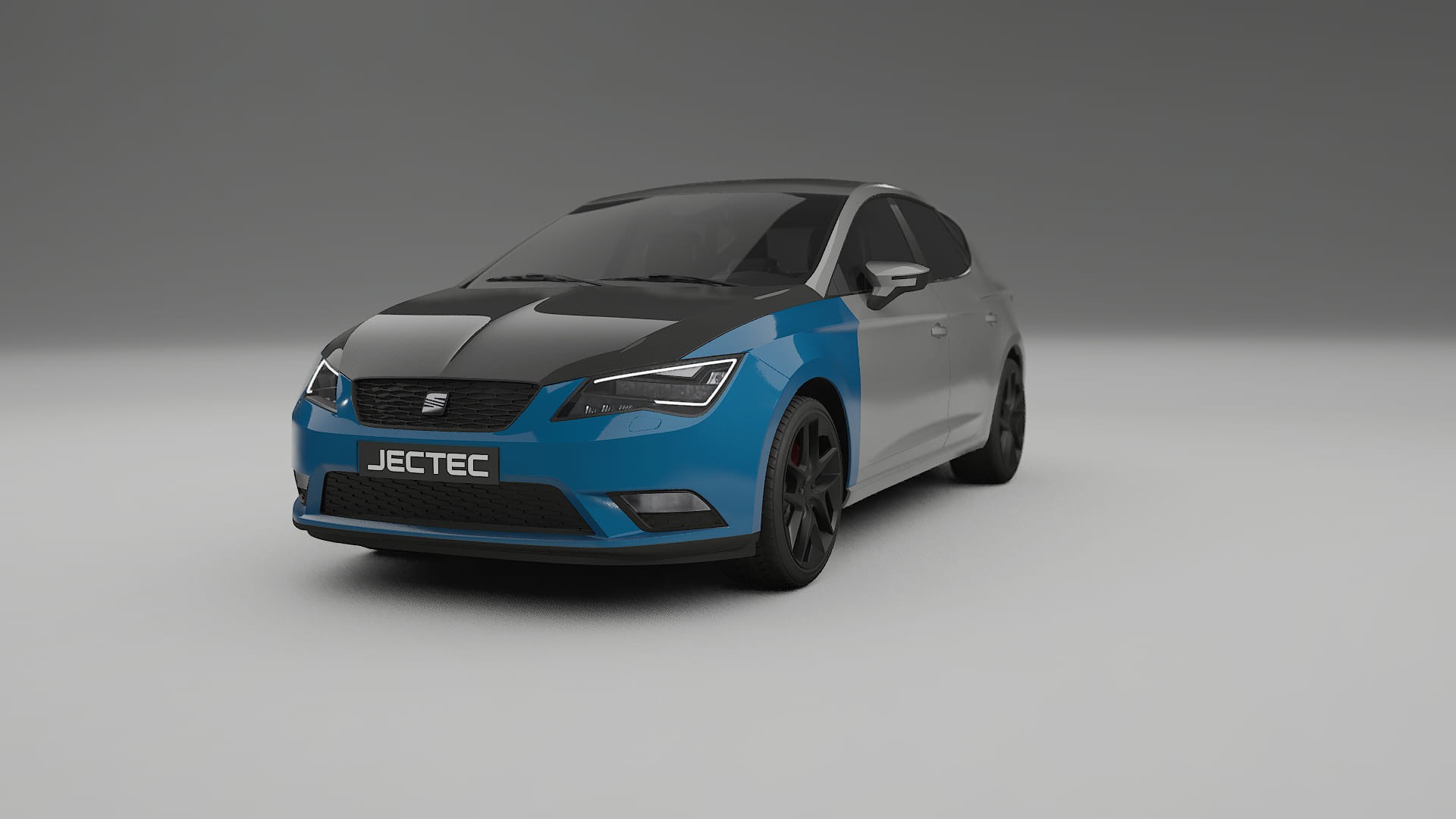 Seat Leon FR 5F PPF Fólie na auto | CrystalGuard Přední kit s karbonovou kapotou