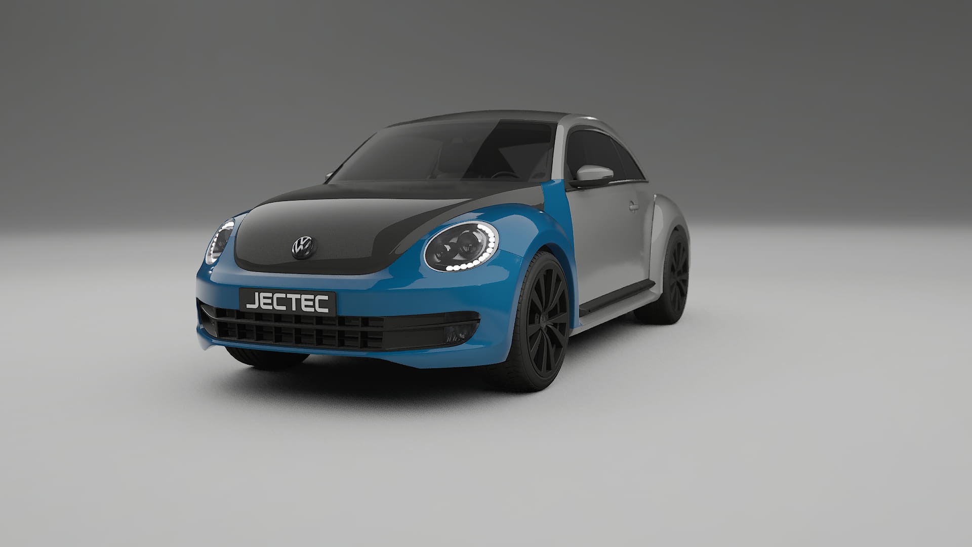VW Beetle A5 prefacelift PPF Fólie na auto | CrystalGuard Přední kit s karbonovou kapotou