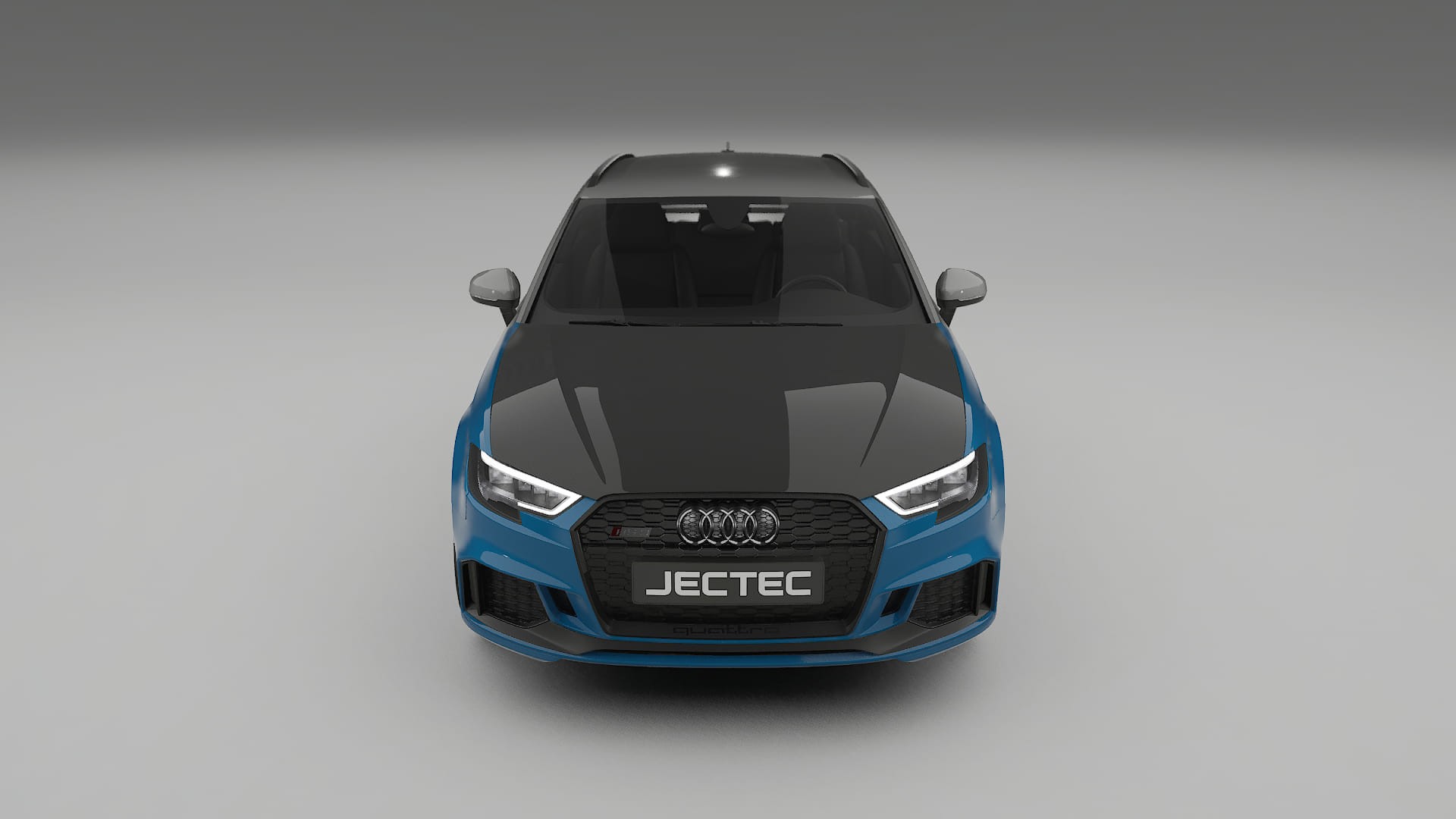 Audi RS3 Sportback 8V facelift PPF Fólie na auto | CrystalGuard Přední kit s karbonovou kapotou