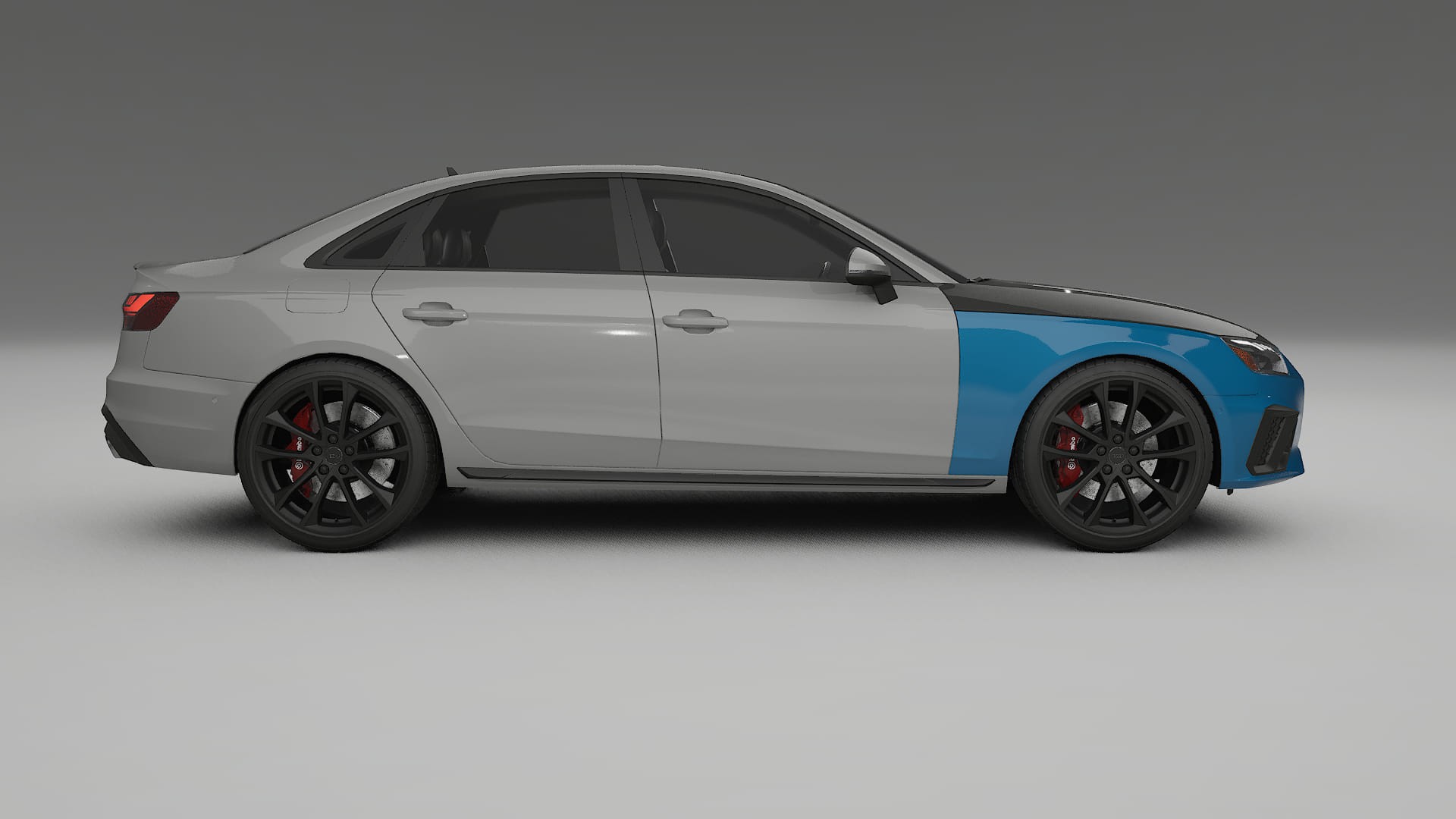 Audi S4 sedan B9 facelift PPF Fólie na auto | CrystalGuard Přední kit s karbonovou kapotou
