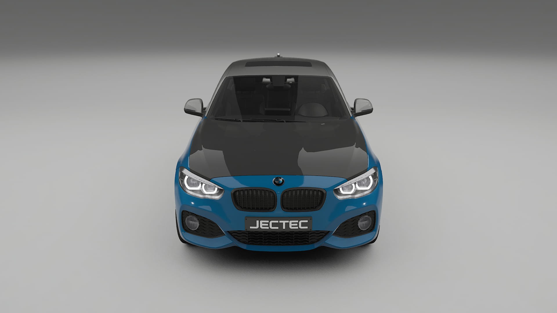 BMW 1 F20 facelift PPF Fólie na auto | CrystalGuard Přední kit s karbonovou kapotou