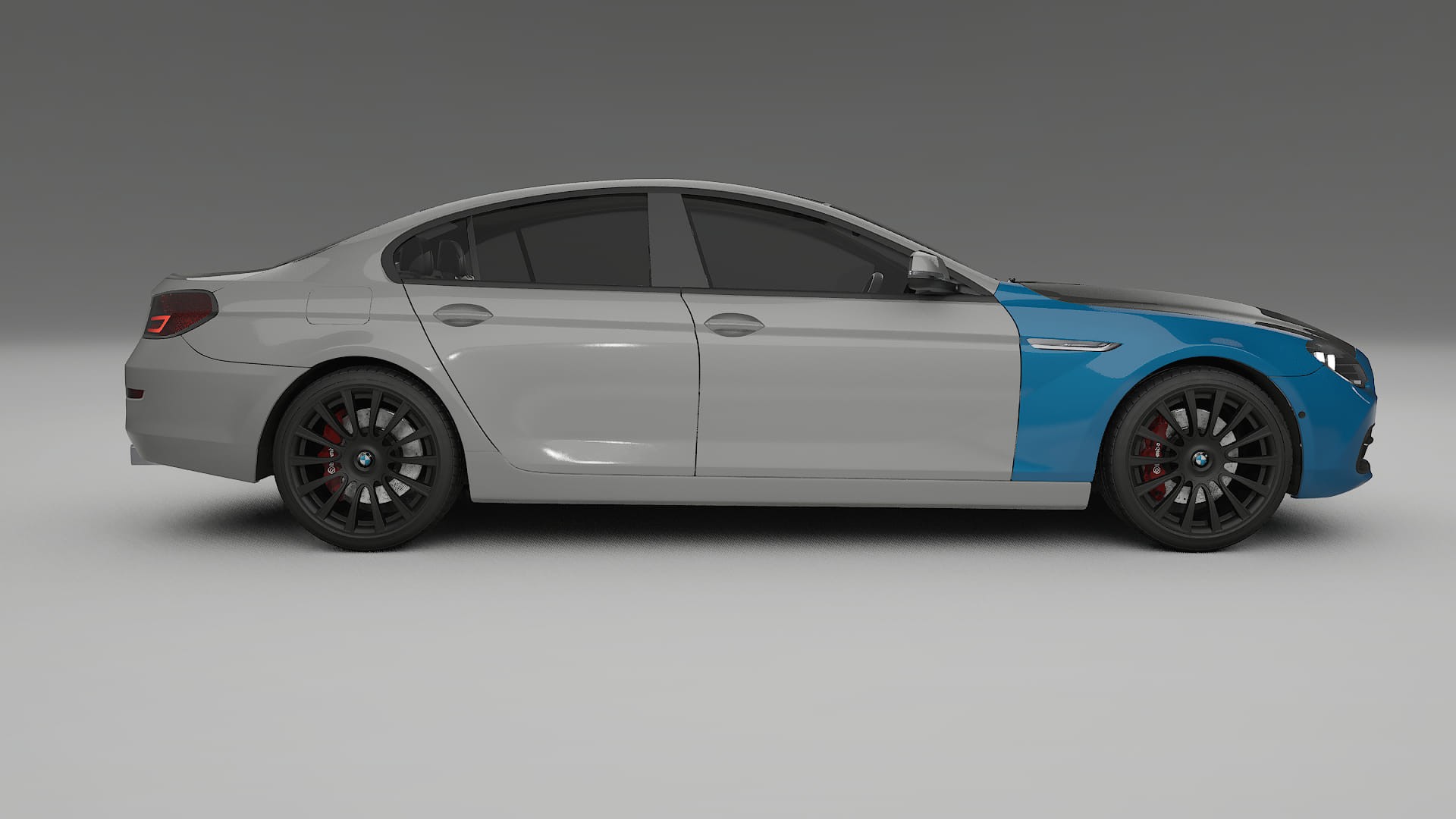 BMW 6 F06 PPF Fólie na auto | CrystalGuard Přední kit s karbonovou kapotou