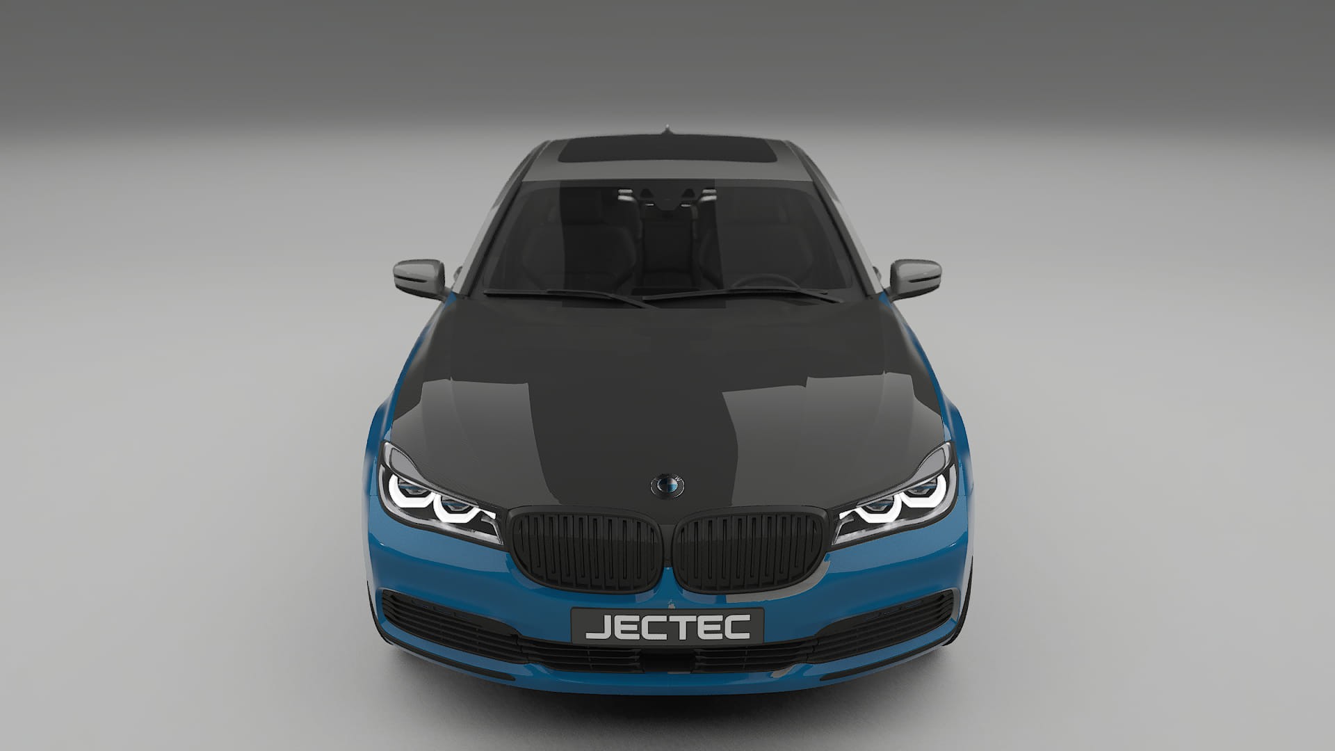 BMW 7 G11 G12 facelift PPF Fólie na auto | CrystalGuard Přední kit s karbonovou kapotou