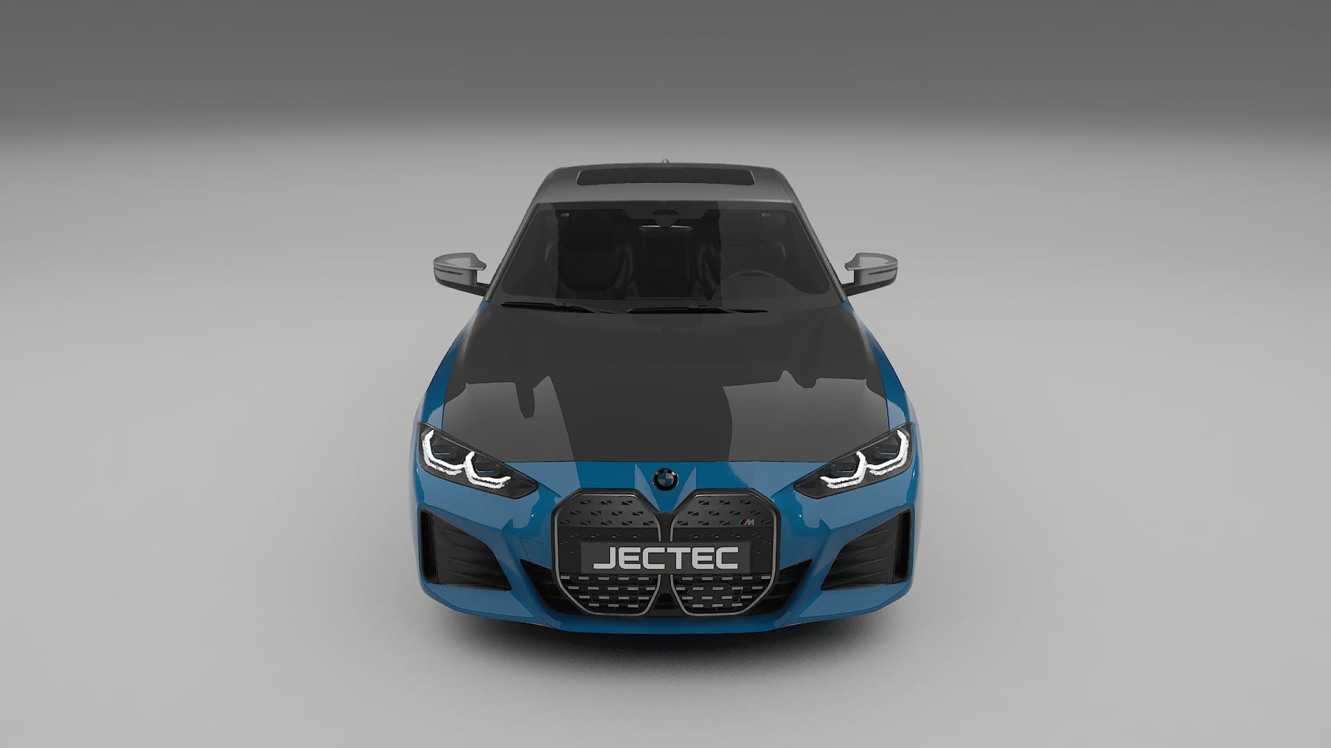 BMW I4 G26 M-Package PPF Fólie na auto | CrystalGuard Přední kit s karbonovou kapotou