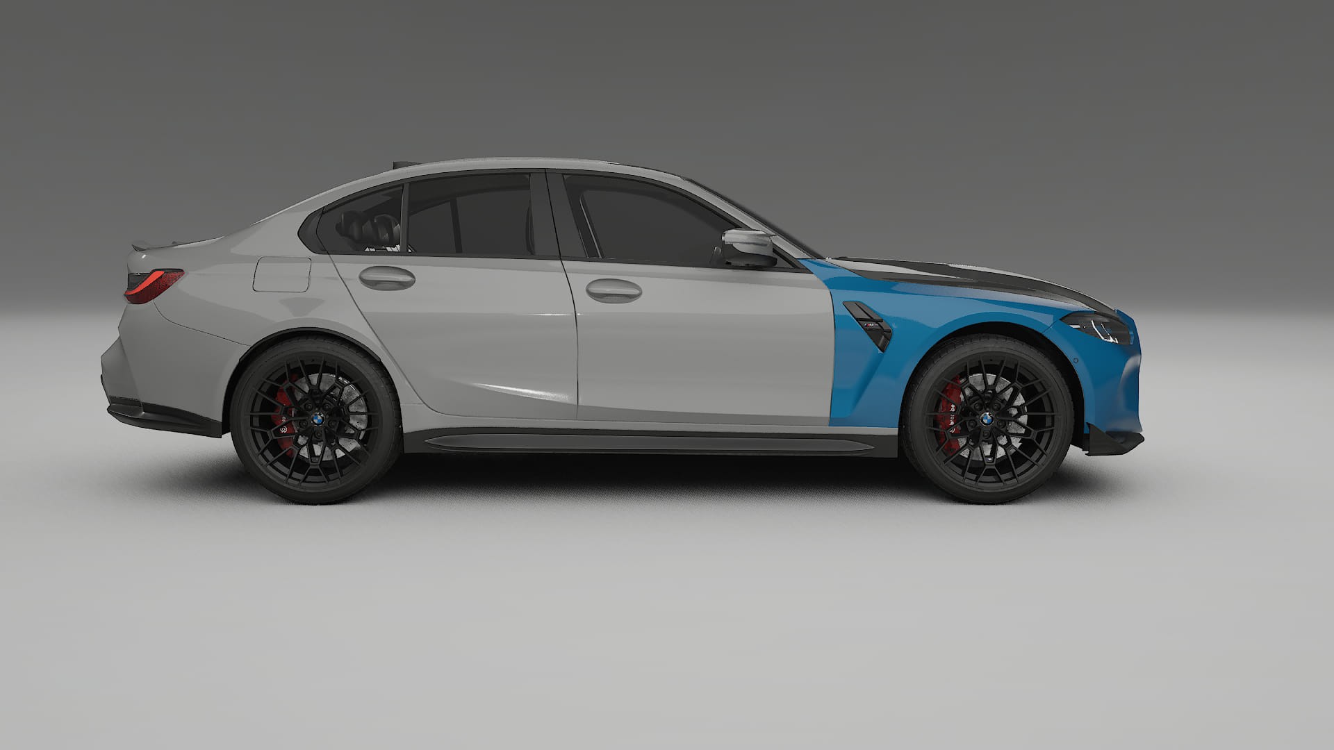 BMW M3 G80 Competition CS PPF Fólie na auto | CrystalGuard Přední kit s karbonovou kapotou