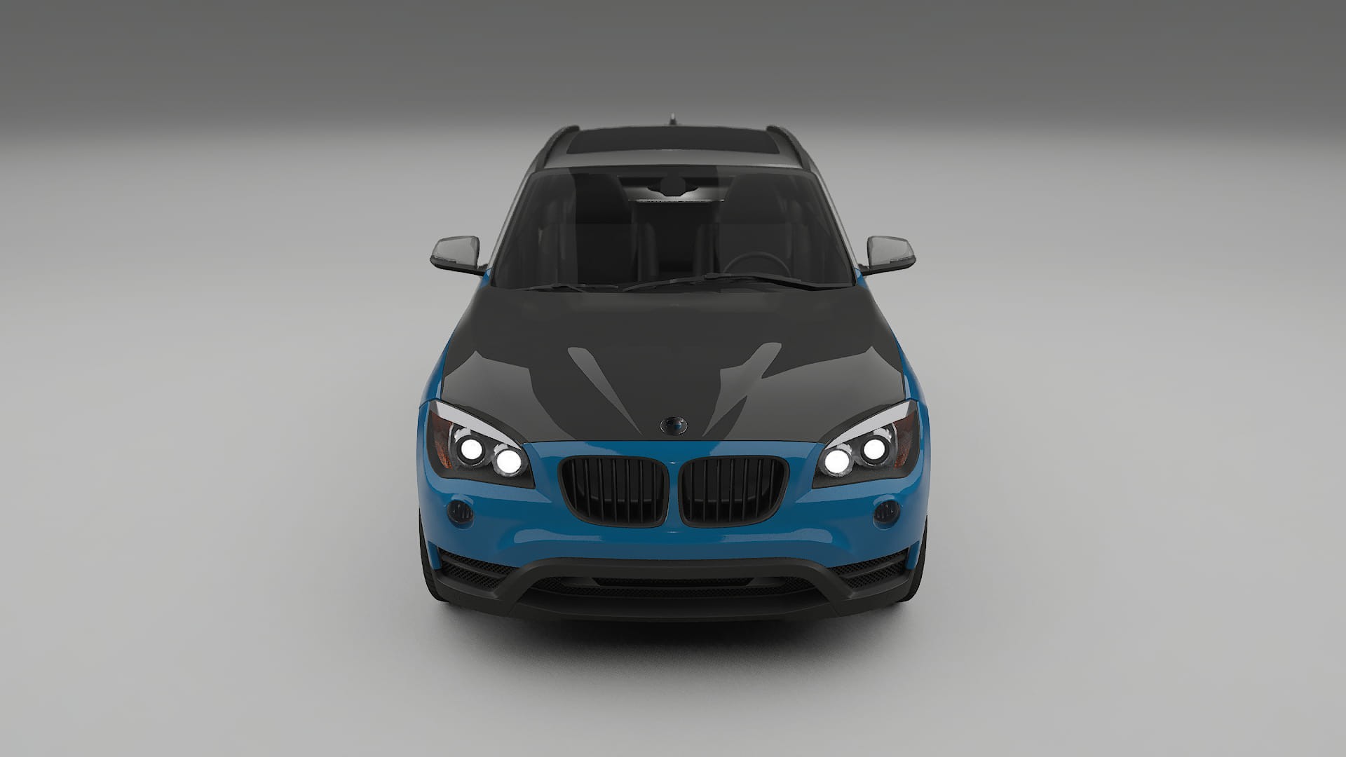 BMW X1 E84 PPF Fólie na auto | CrystalGuard Přední kit s karbonovou kapotou
