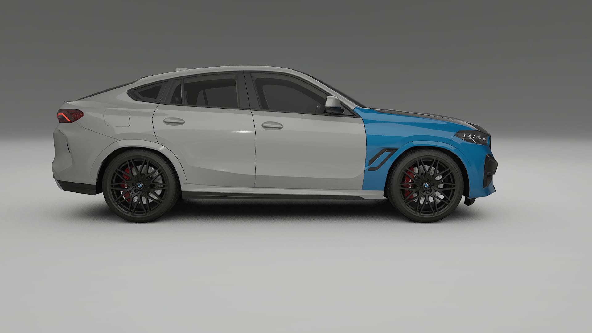BMW X6 F96 Competition PPF Fólie na auto | CrystalGuard Přední kit s karbonovou kapotou